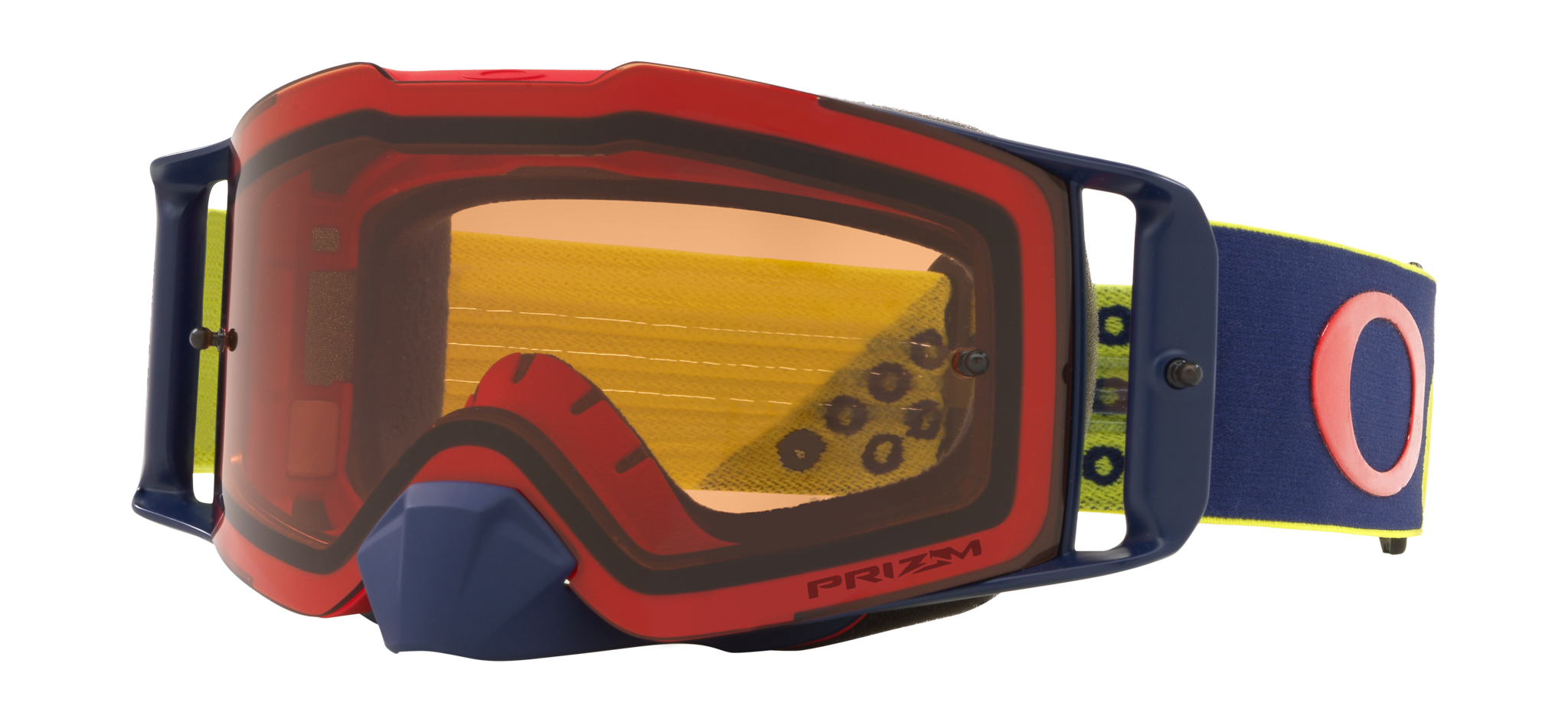 Oakley Motocross Goggle Front Line MX Heritage B1B Yellow Navy - Prizm Bronze