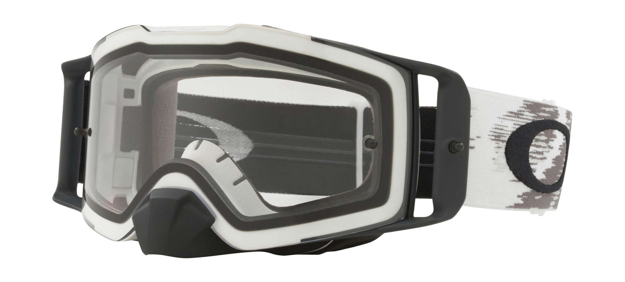 Oakley Motocross Goggle Front Line MX Matte White Speed - Clear