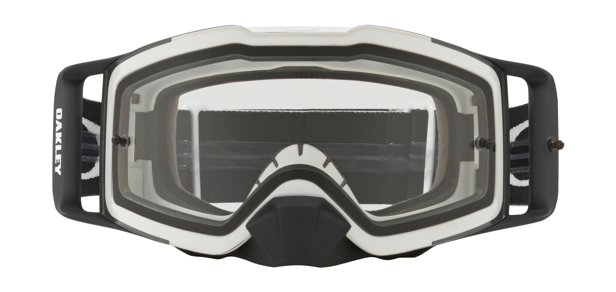 Oakley Motocross Goggle Front Line MX Matte White Speed - Clear