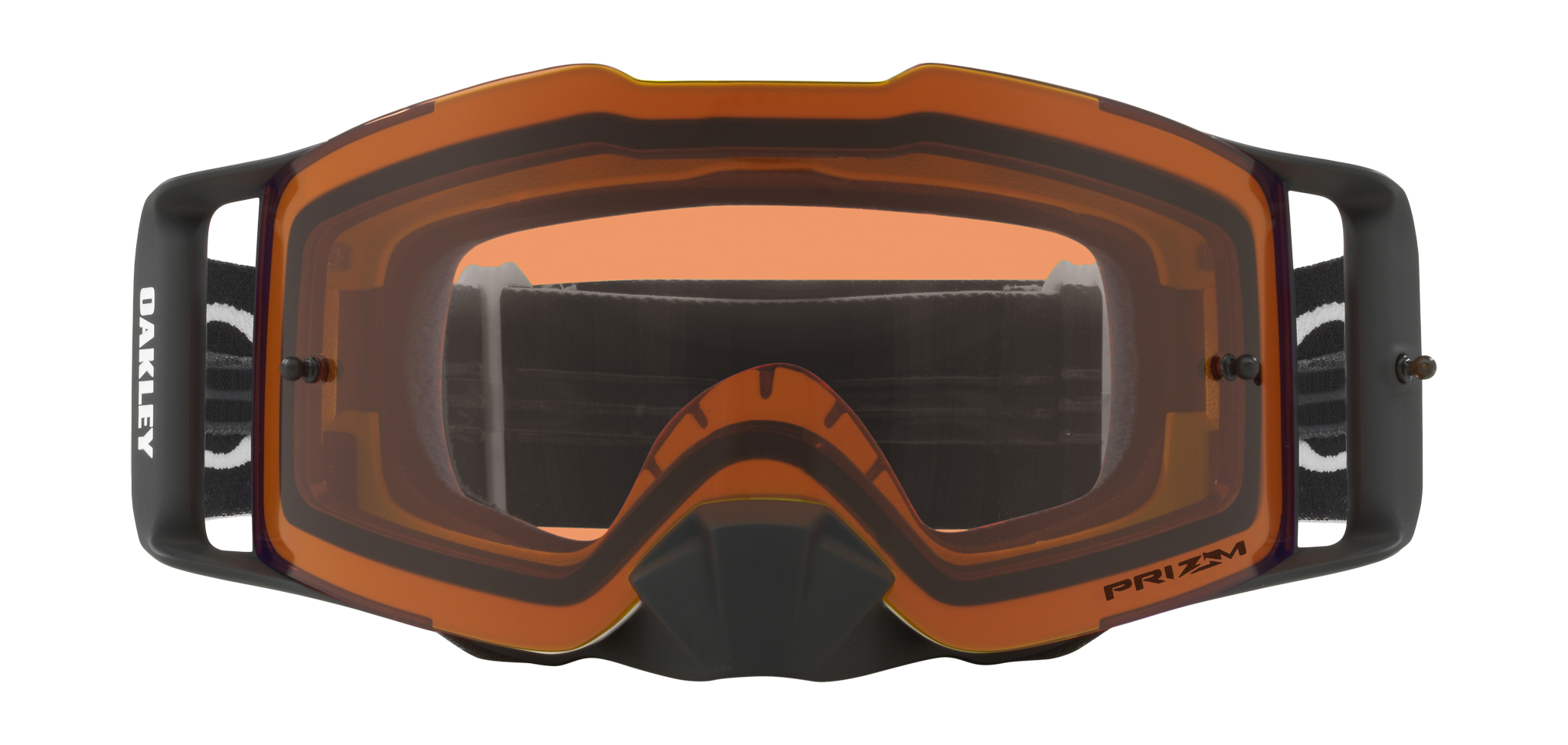 Oakley Motocross Goggle Front Line MX Matte White Speed - Prizm Bronze