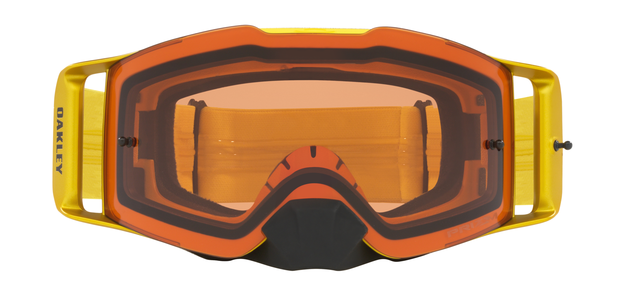 Oakley Motocross Goggle Front Line MX Moto Yellow - Prizm Bronze