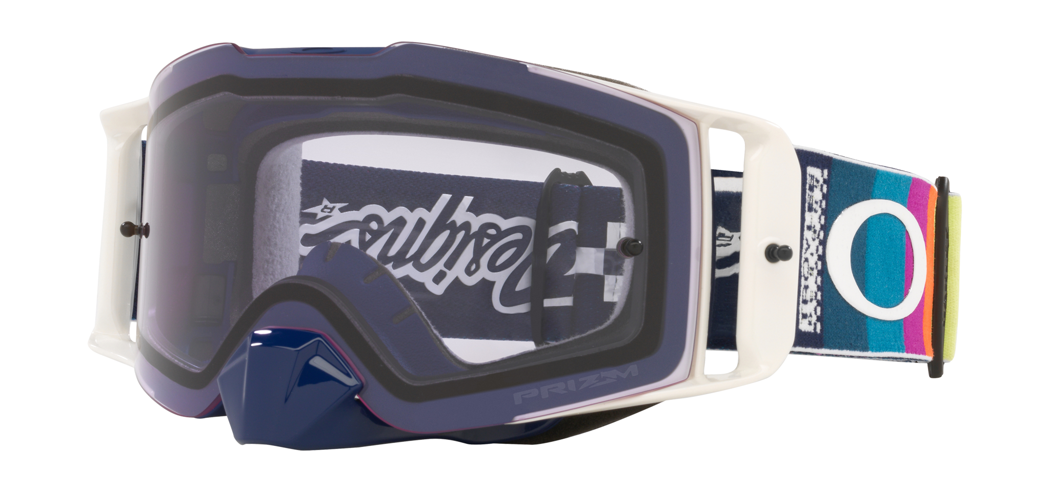 Oakley Motocross Goggle Front Line MX TLD Graph White - Prizm Low Light
