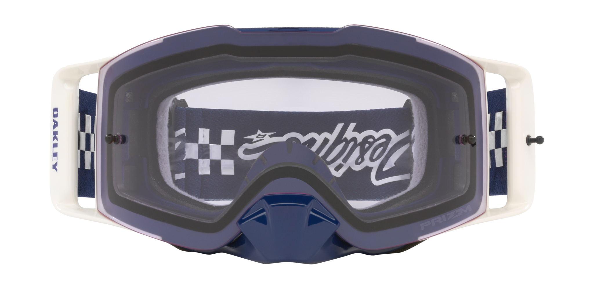 Oakley Motocross Goggle Front Line MX TLD Graph White - Prizm Low Light