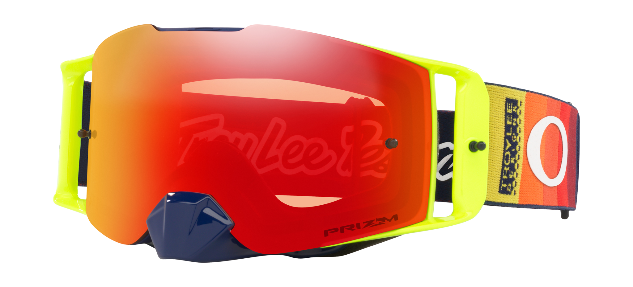 Oakley Motocross Goggle Front Line MX TLD Graph Yellow - Prizm Torch Iridium