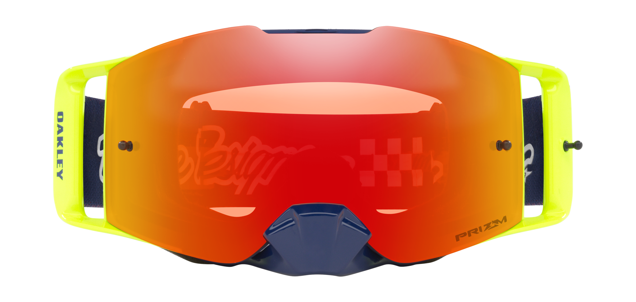 Oakley Motocross Goggle Front Line MX TLD Graph Yellow - Prizm Torch Iridium