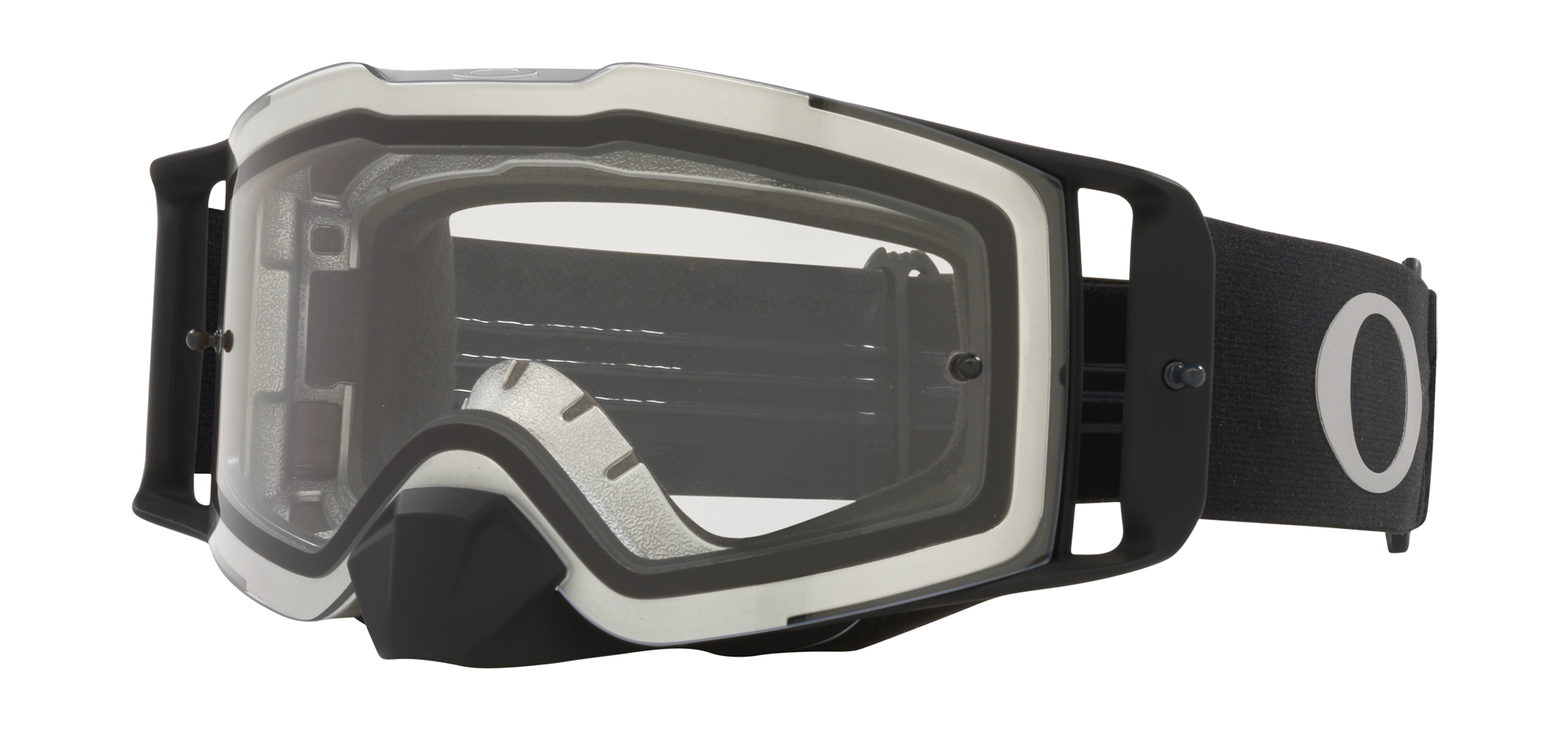 Oakley Motocross Goggle Front Line MX Tuff Blocks Black Gunmetal - Clear