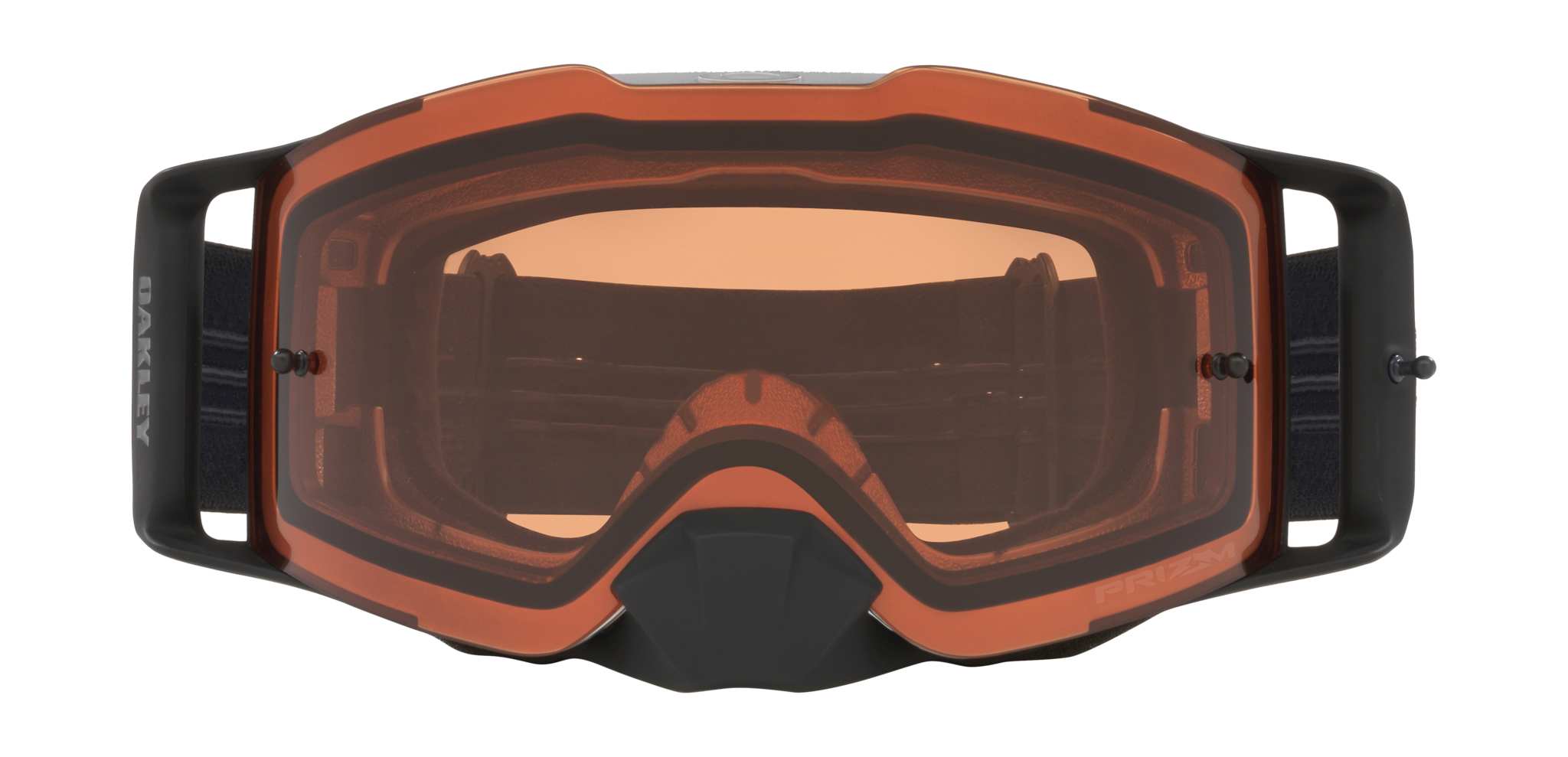 Oakley Motocross Goggle Front Line MX Tuff Blocks Black Gunmetal - Prizm Bronze