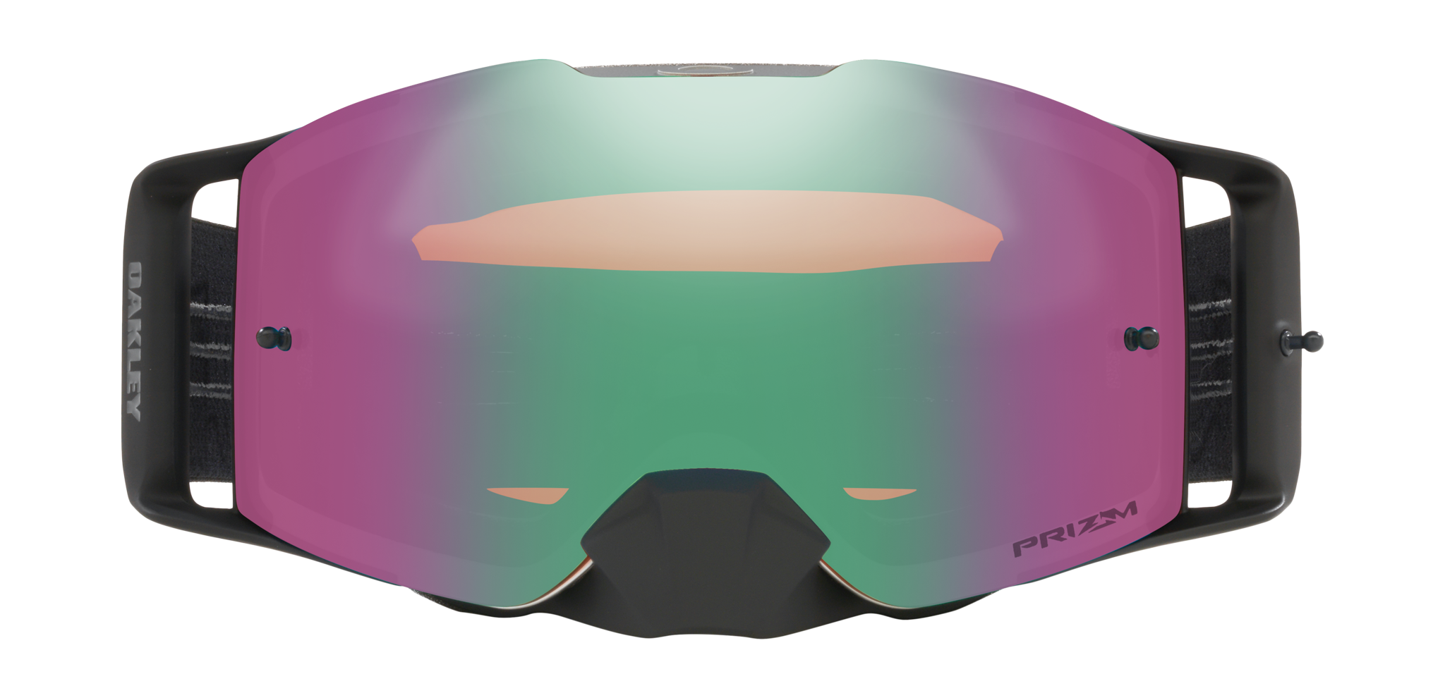 Oakley Motocross Goggle Front Line MX Tuff Blocks Black Gunmetal - Prizm Jade Iridium