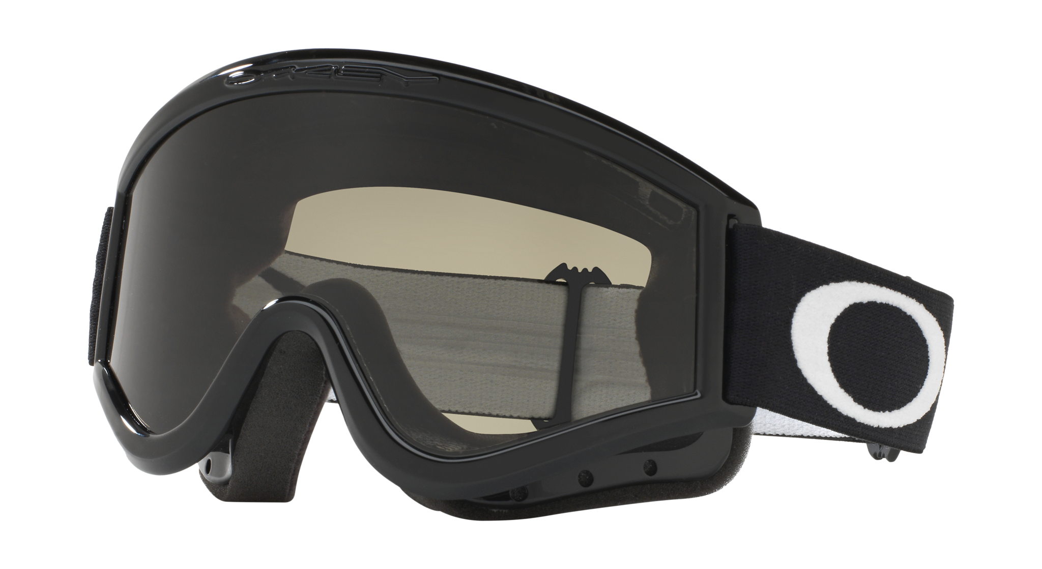 Oakley Motocross Goggle L-Frame Jet Black - Dark Grey