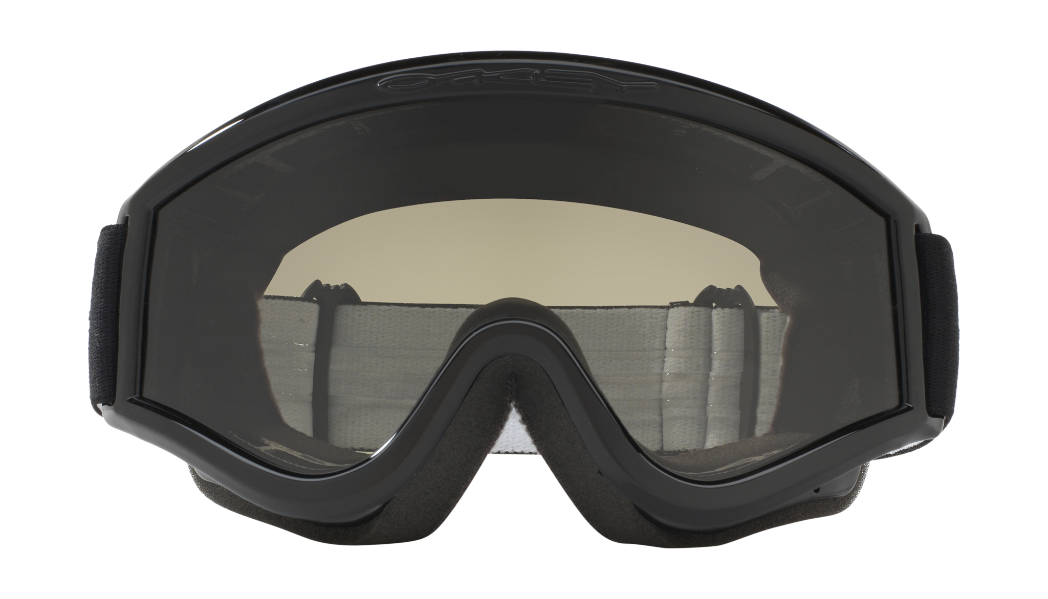 Oakley Motocross Goggle L-Frame Jet Black - Dark Grey