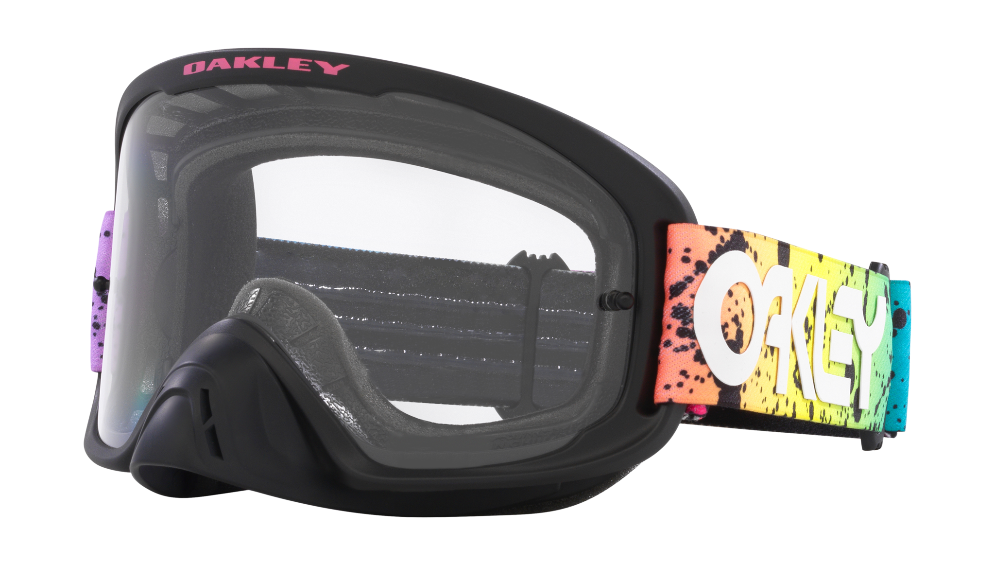 Oakley Motocross Goggle O-frame 2.0 Black Splatter - Clear