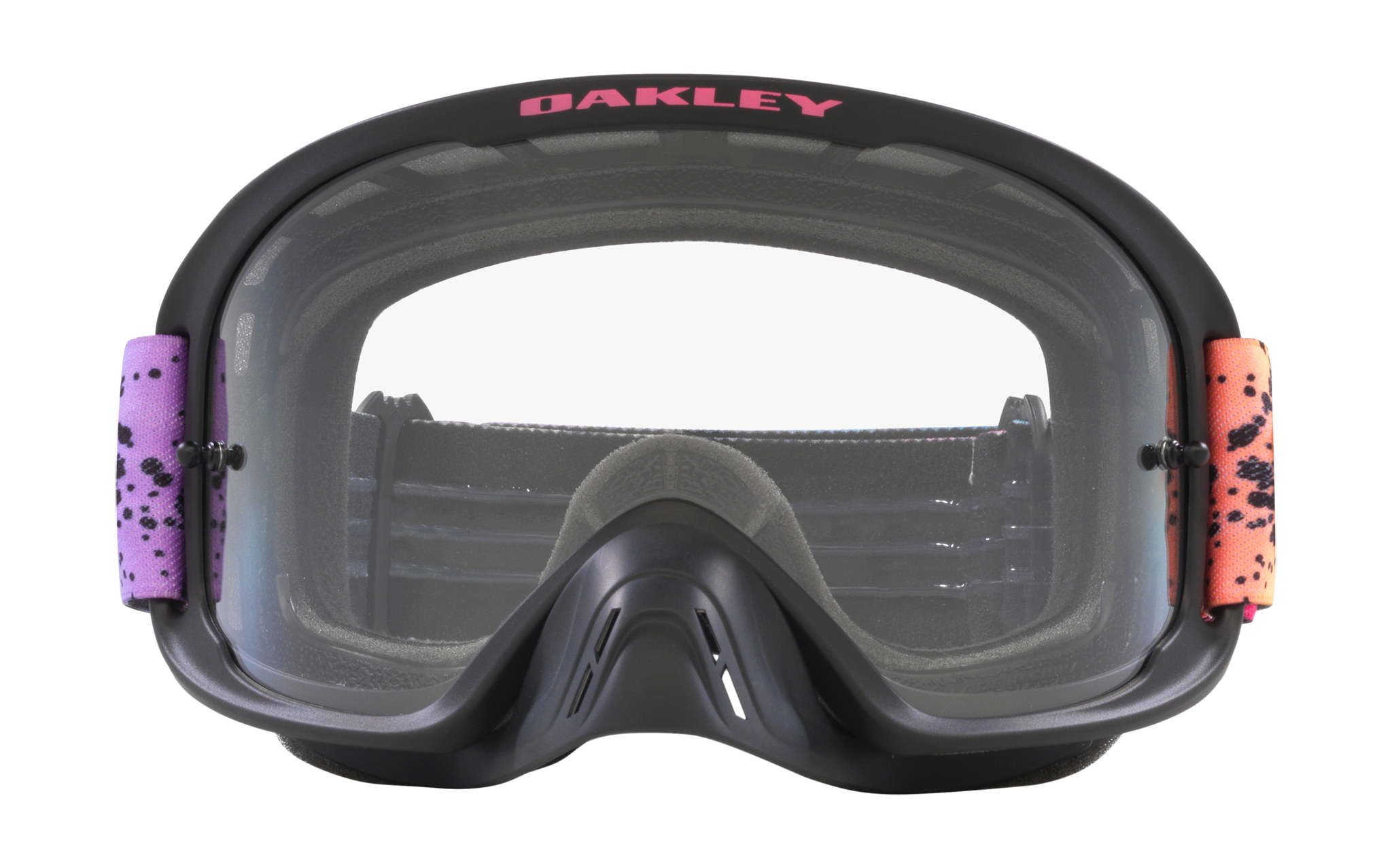 Oakley Motocross Goggle O-frame 2.0 Black Splatter - Clear