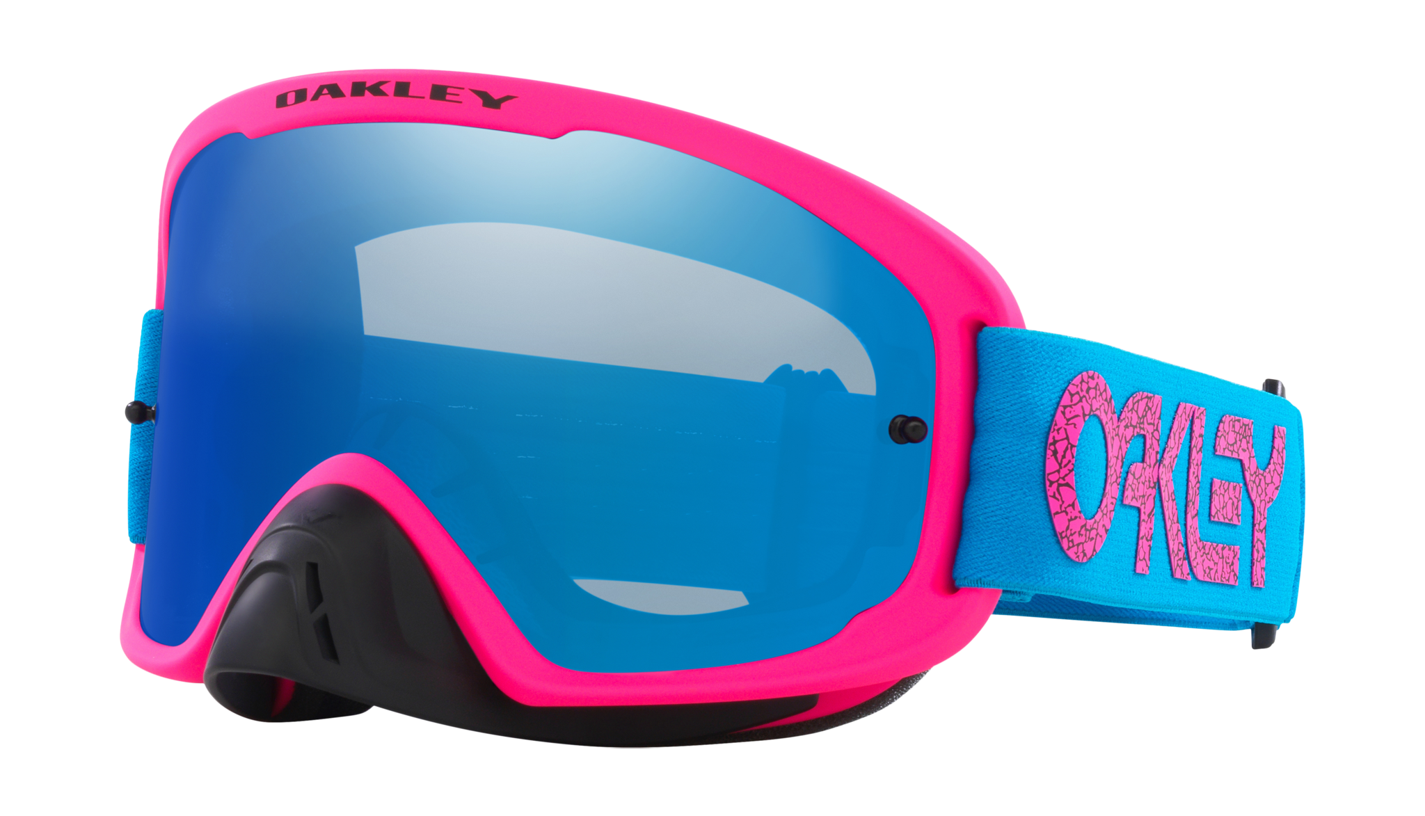 Oakley Motocross Goggle O-frame 2.0 Blue Crackle - Black Ice Iridium