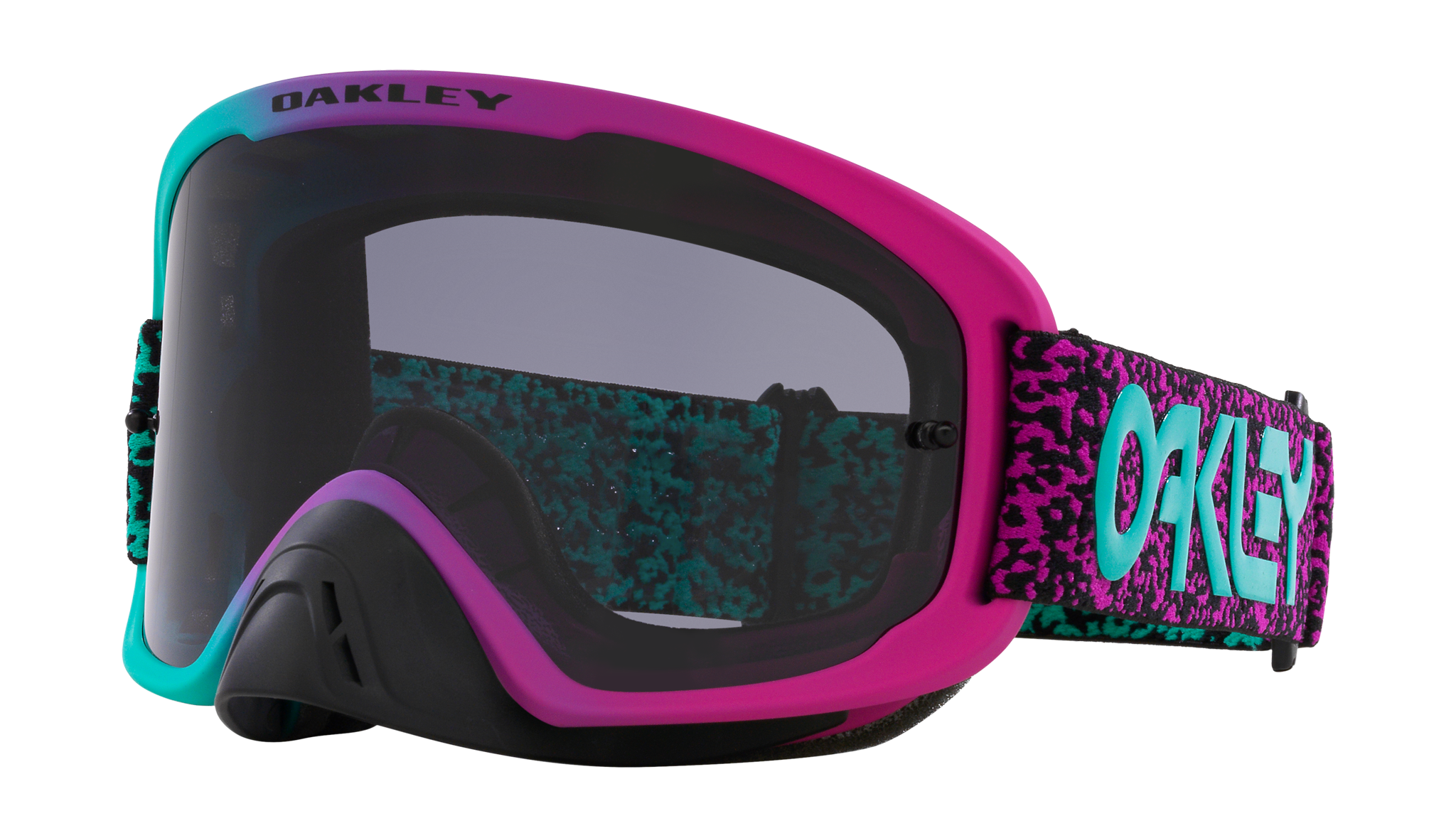 Oakley Motocross Goggle O-frame 2.0 Celeste Purple Vipor - Dark Grey