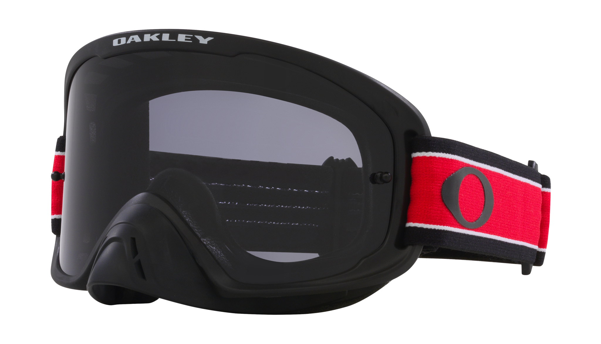 Oakley Motocross Goggle O-frame 2.0 Red Stripe - Dark Grey