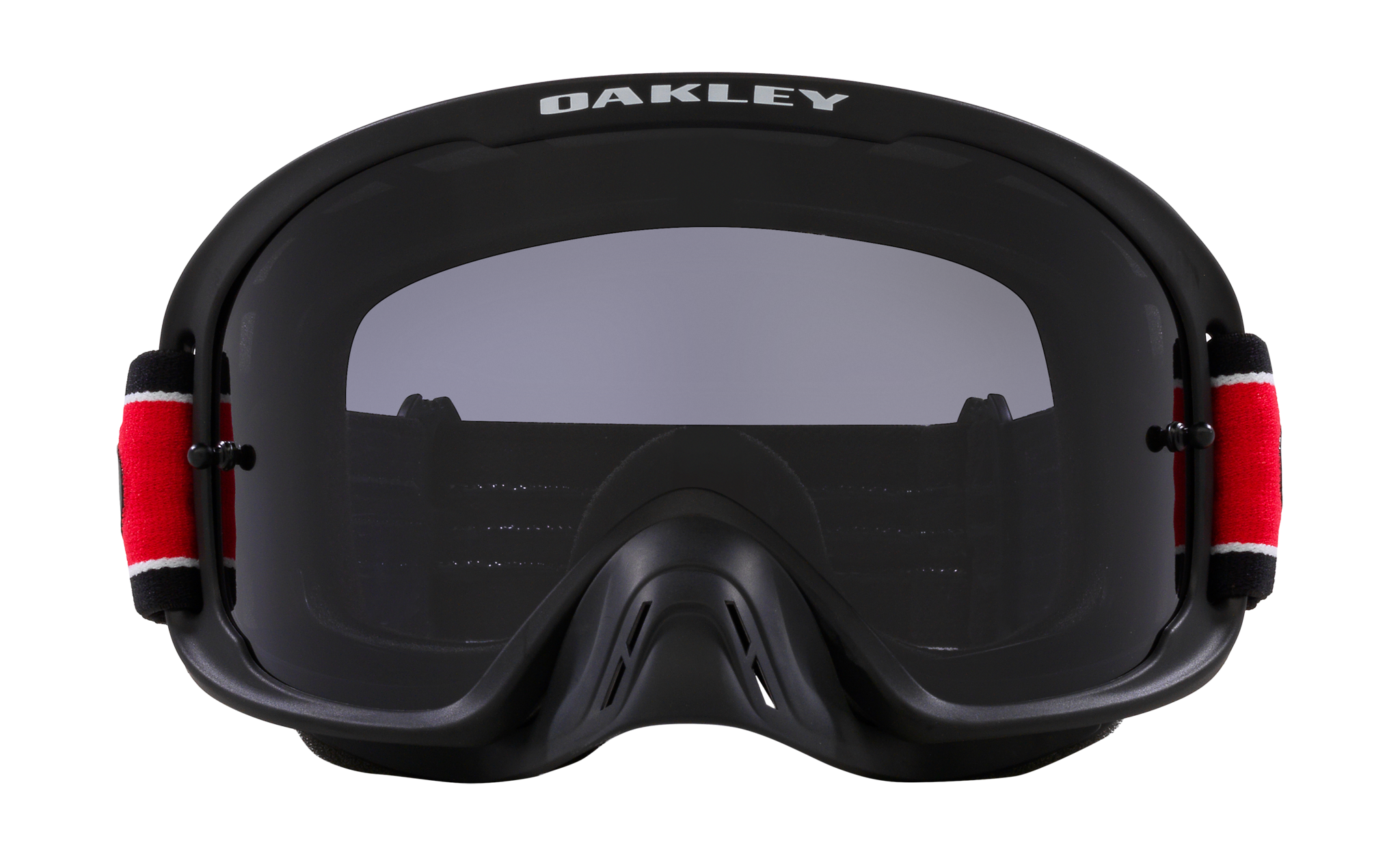 Oakley Motocross Goggle O-frame 2.0 Red Stripe - Dark Grey