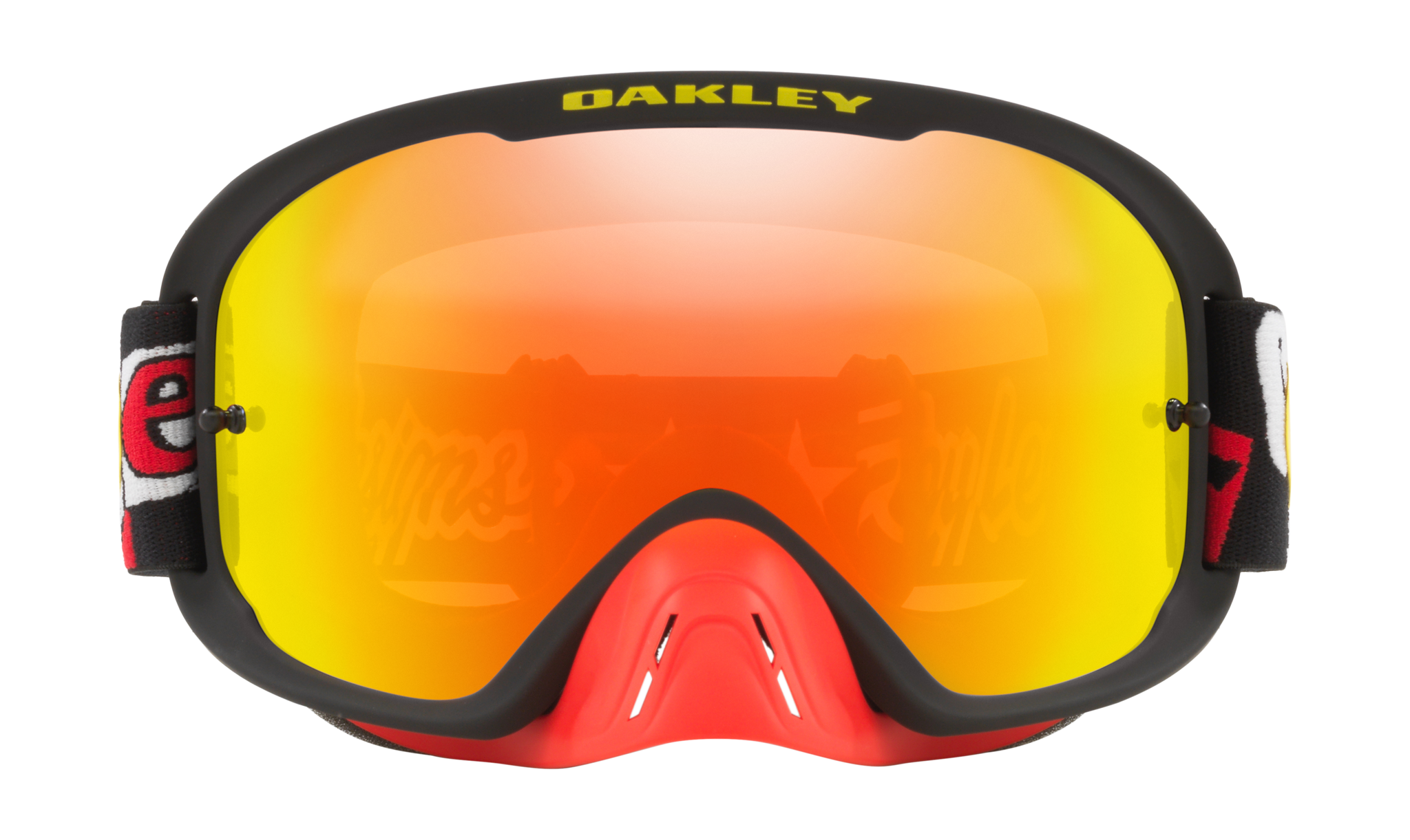 Oakley Motocross Goggle O-frame 2.0 TLD Anarchy Black Red - Fire Iridium