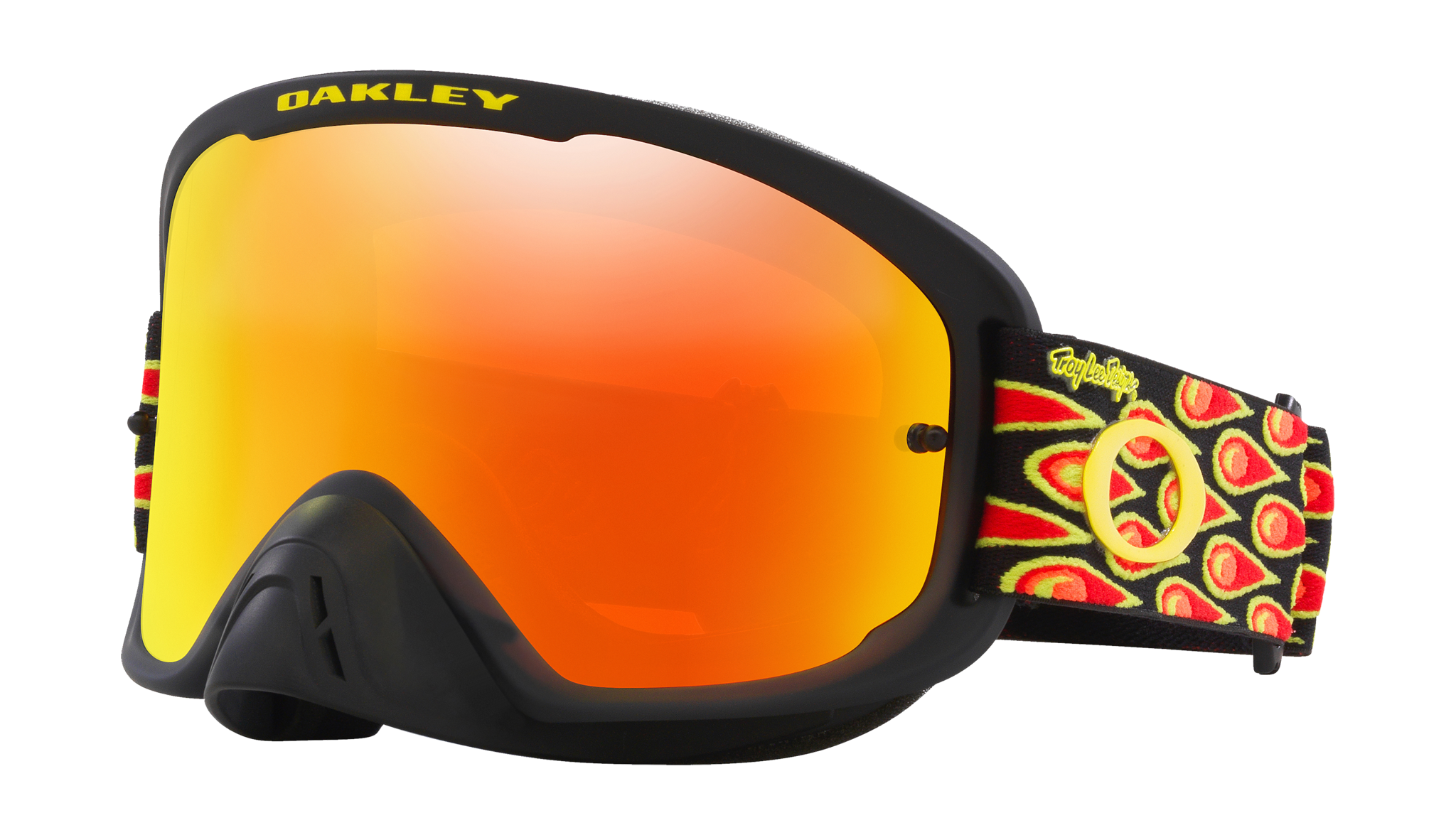 Oakley Motocross Goggle O-frame 2.0 TLD Black Bubbles - Fire Iridium