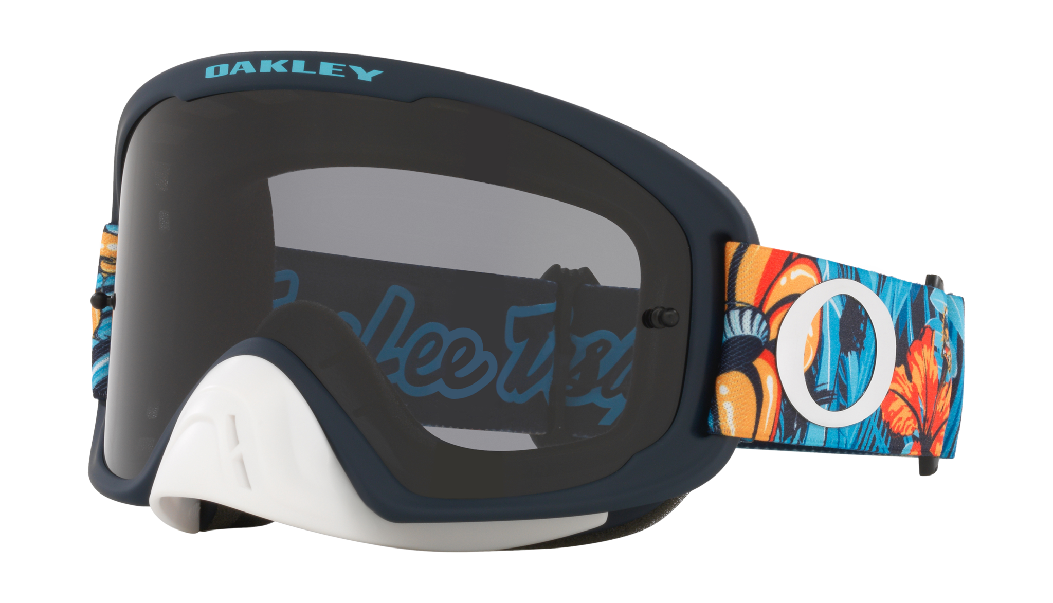 Oakley Motocross Goggle O-frame 2.0 TLD Cosmic Jungle Blue - Dark Grey
