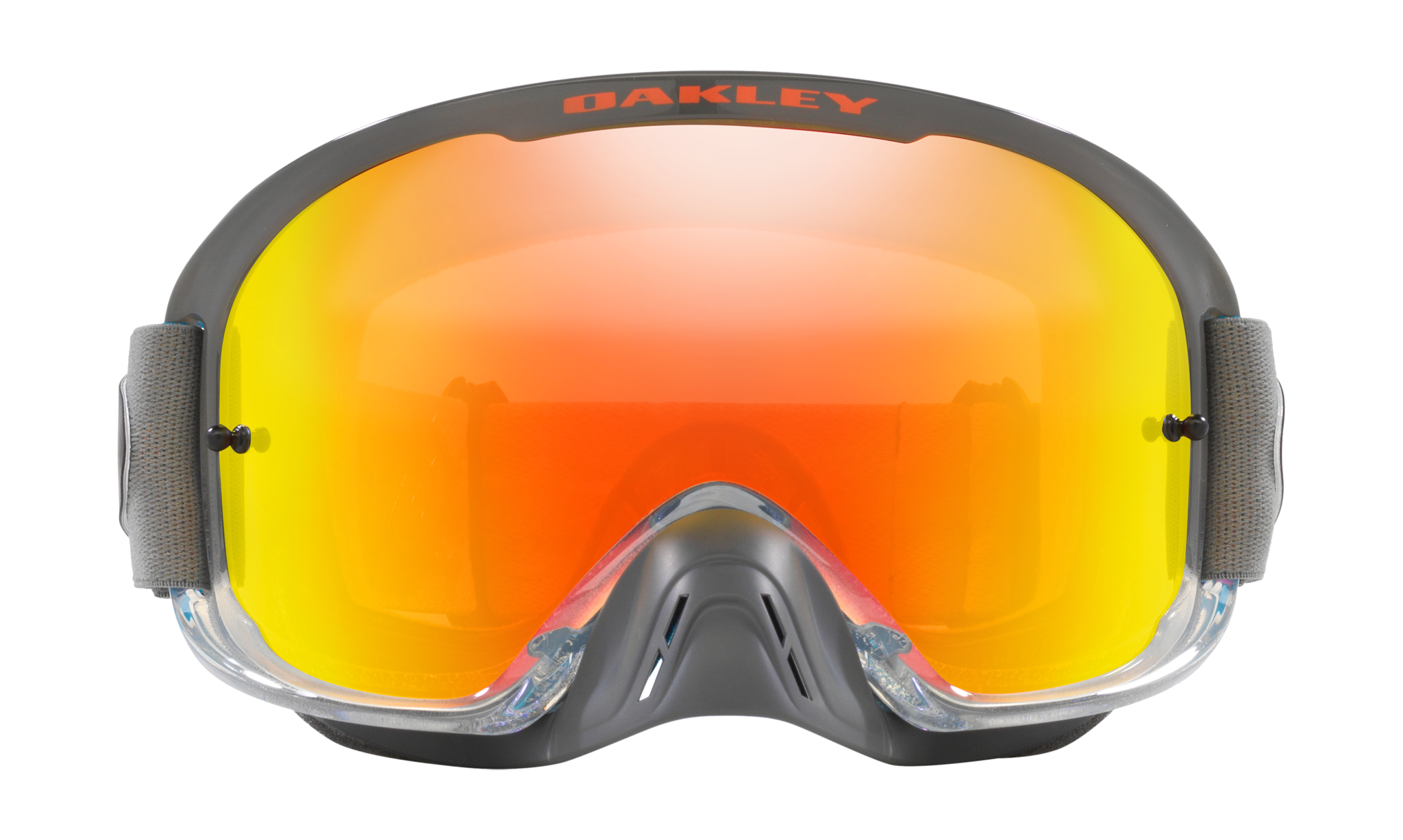 Oakley Motocross Goggle O-frame 2.0 TLD Grey Stripes - Fire Iridium