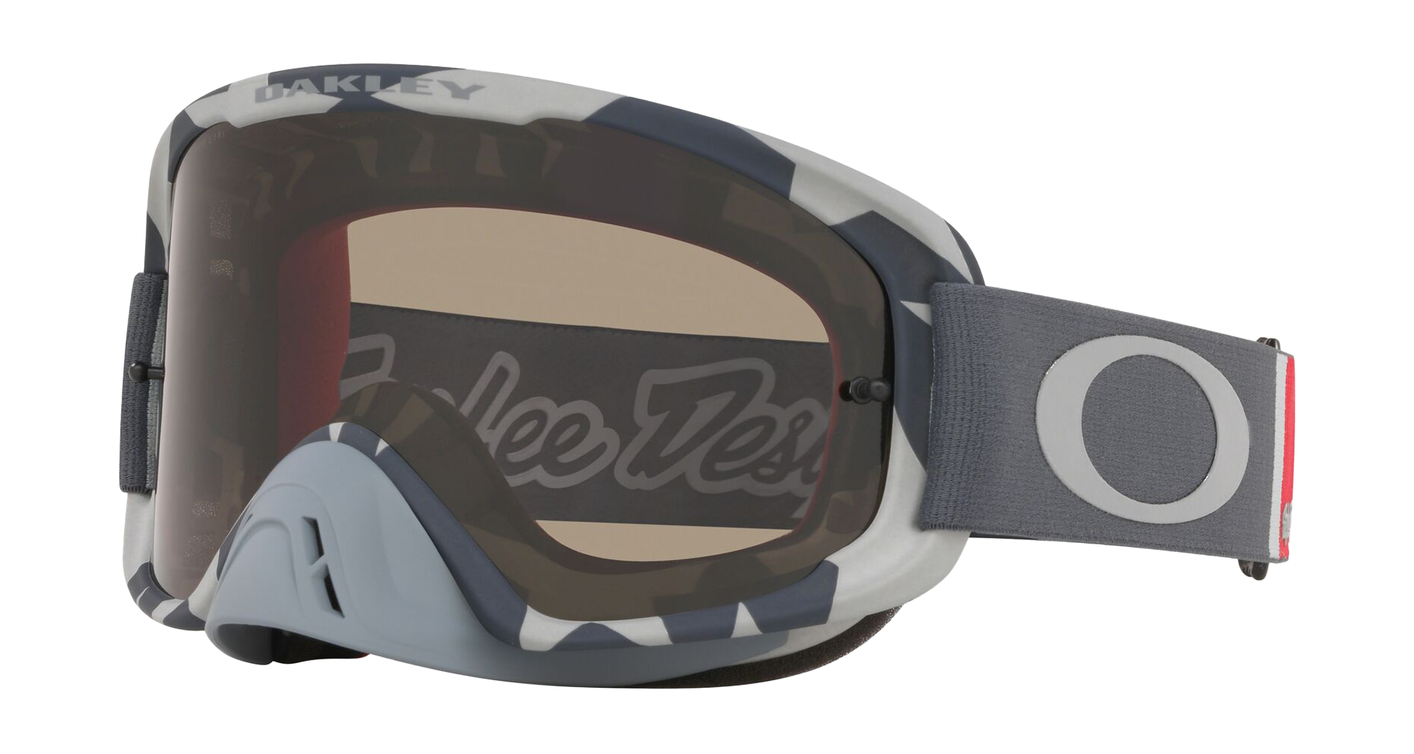 Oakley Motocross Goggle O-frame 2.0 TLD Low VIS Grey - Dark Grey