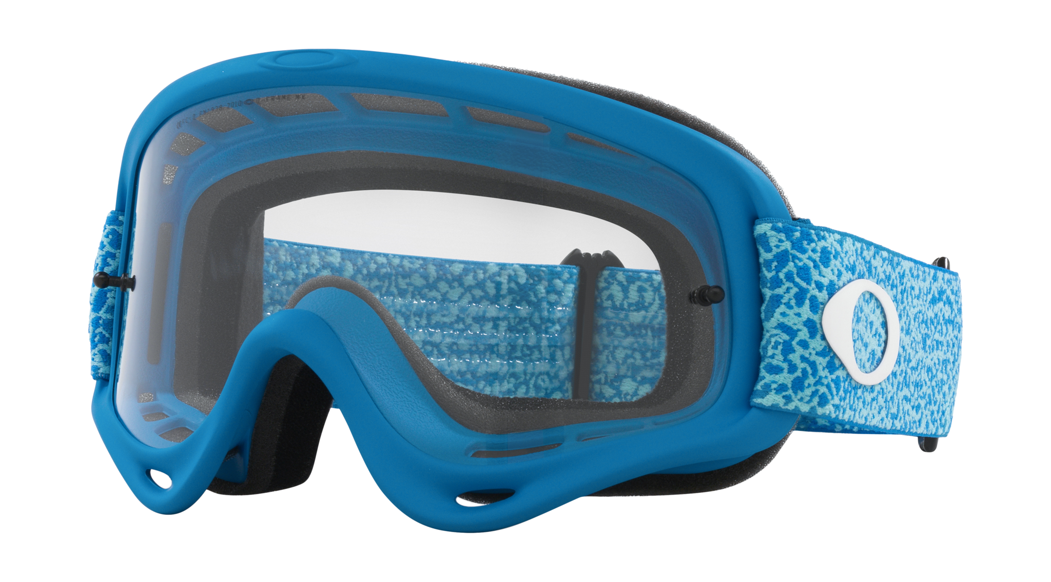 Oakley Motocross Goggle O-frame Blue Crackle - Clear
