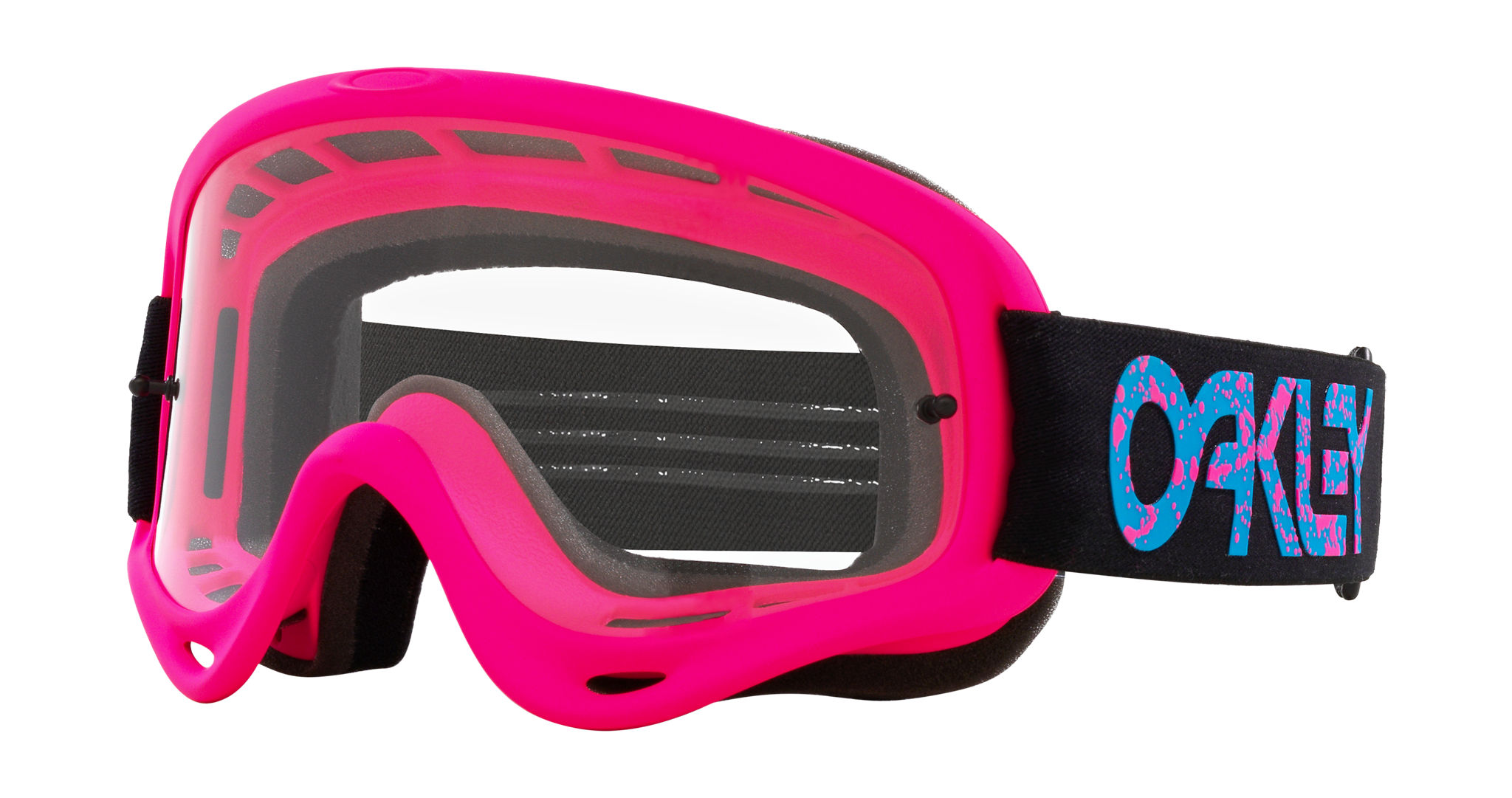 Oakley Motocross Goggle O-frame Pink Splatter - Clear