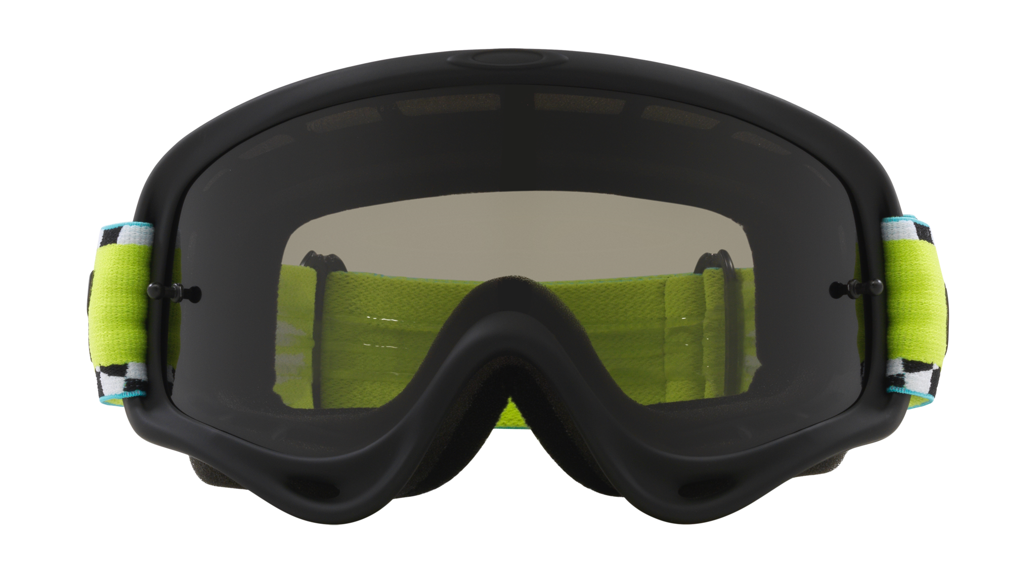 Oakley Motocross Goggle O-frame Teal Checks - Dark Grey