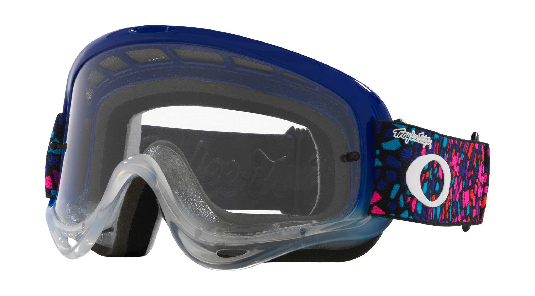Oakley Motocross Goggle O-frame TLD Tessel Blue - Clear
