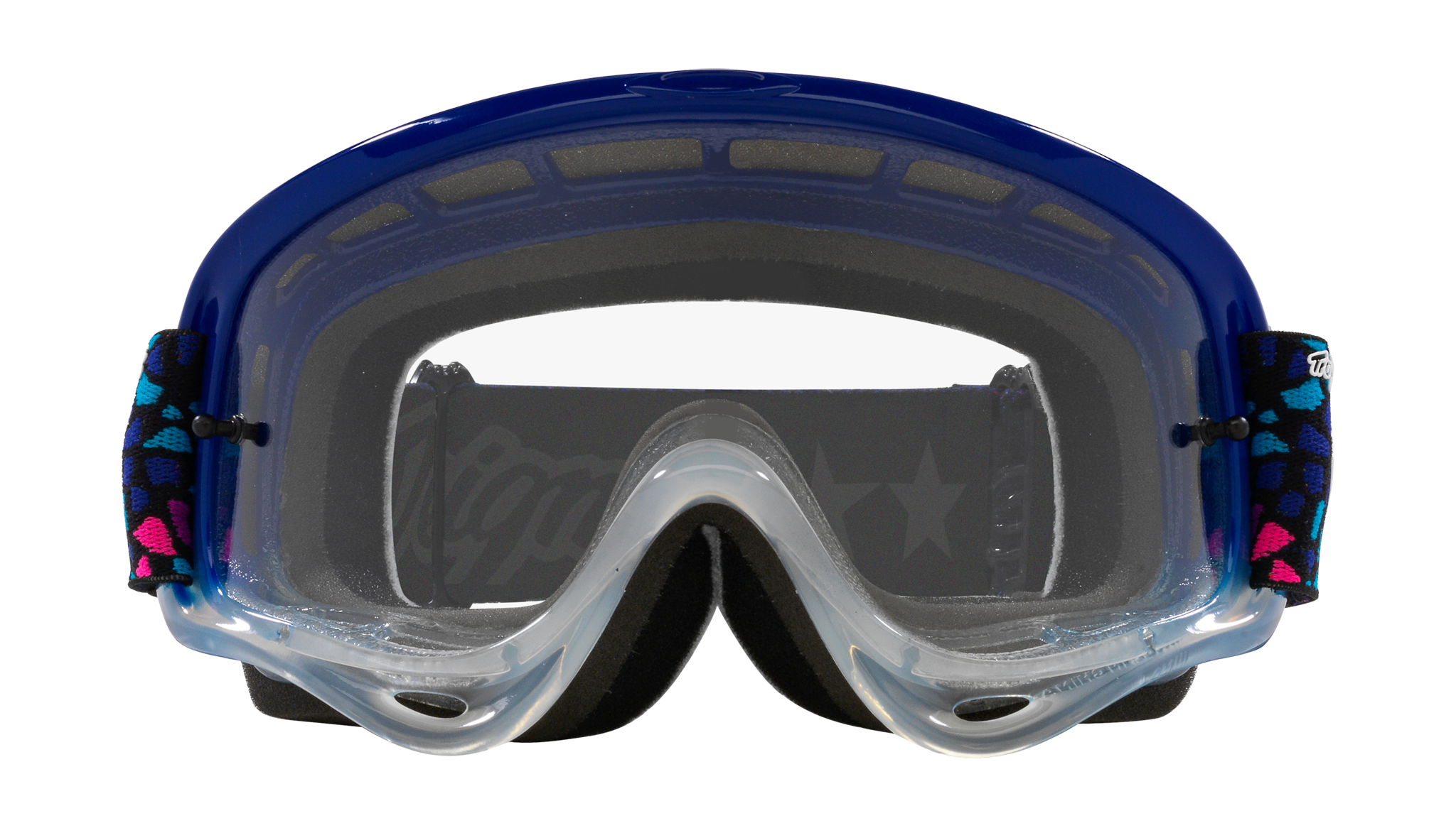 Oakley Motocross Goggle O-frame TLD Tessel Blue - Clear