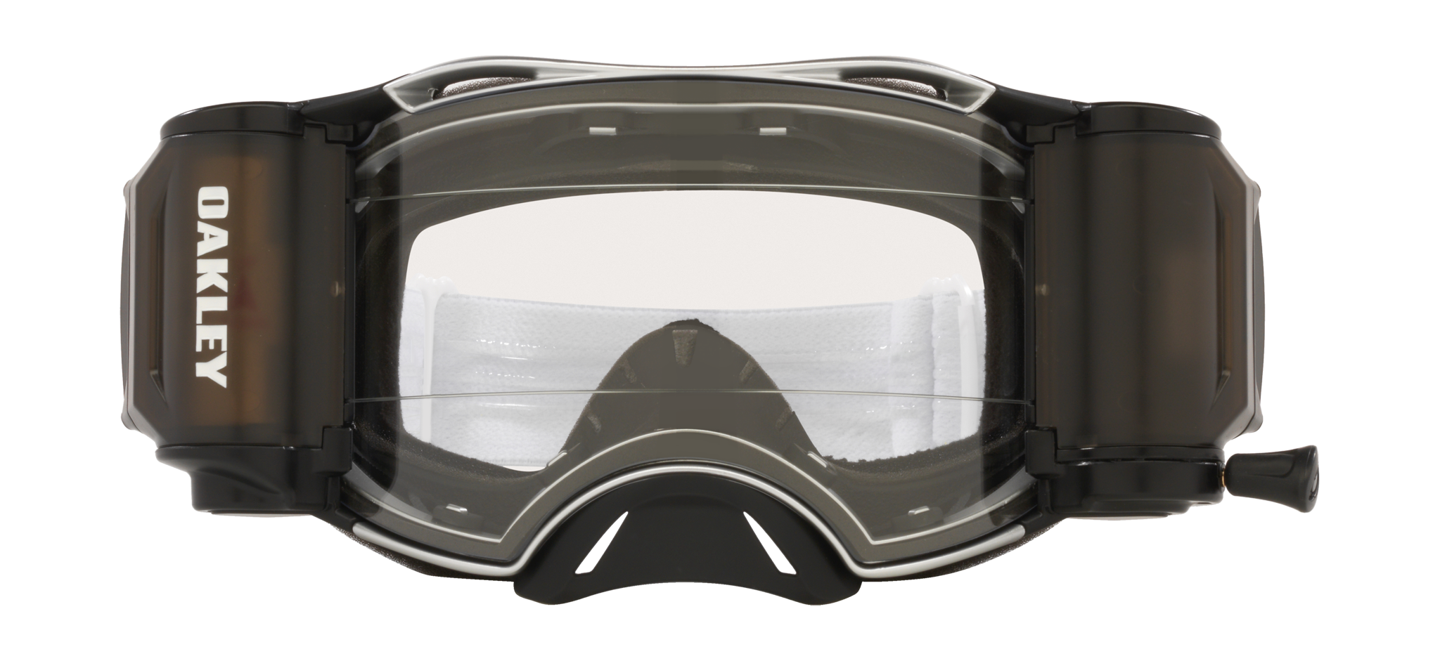 Oakley Motocross Goggle Roll-Off Airbrake MX Tuff Blocks White - Clear