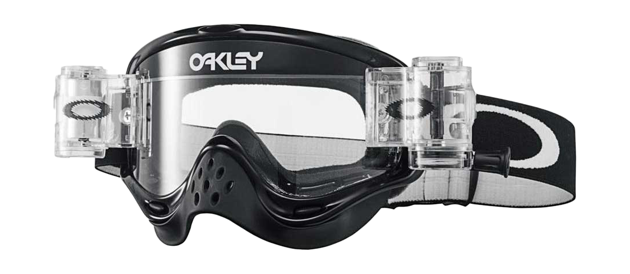 Oakley Motocross Goggle Roll-Off O-frame Jet Black - Clear