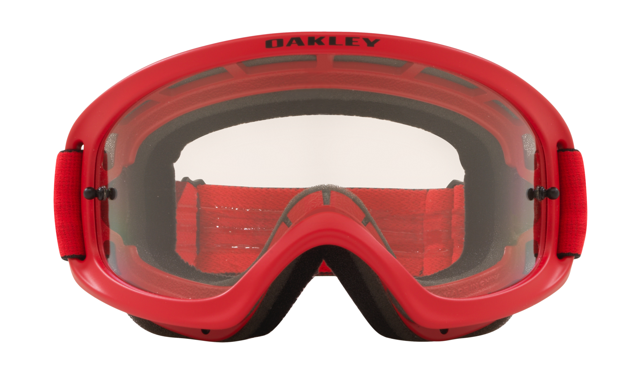 Oakley Youth Motocross Goggle XS O-frame 2.0 Heritage B1B Red Yellow - Clear