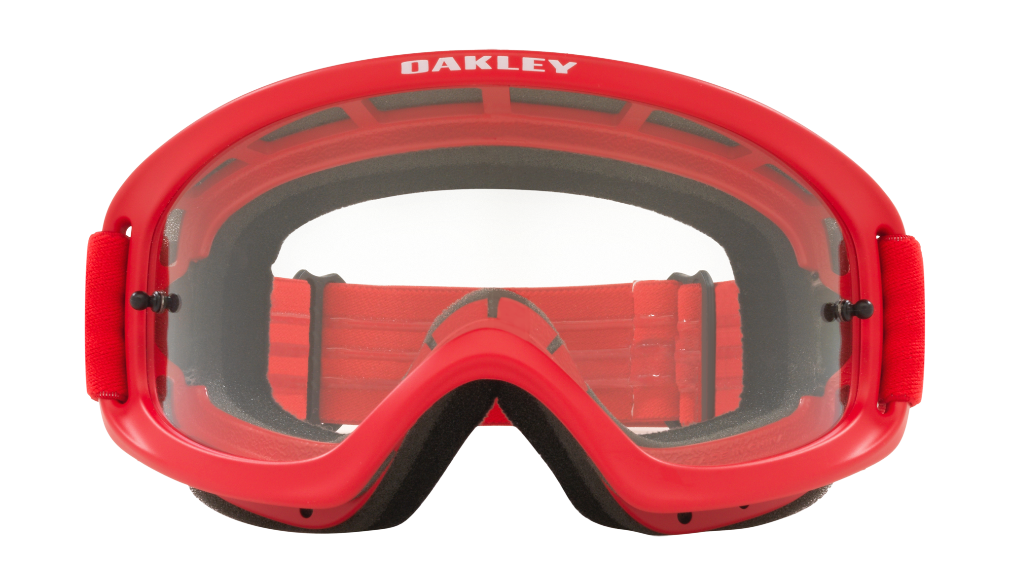 Oakley Youth Motocross Goggle XS O-frame 2.0 Moto Red - Clear