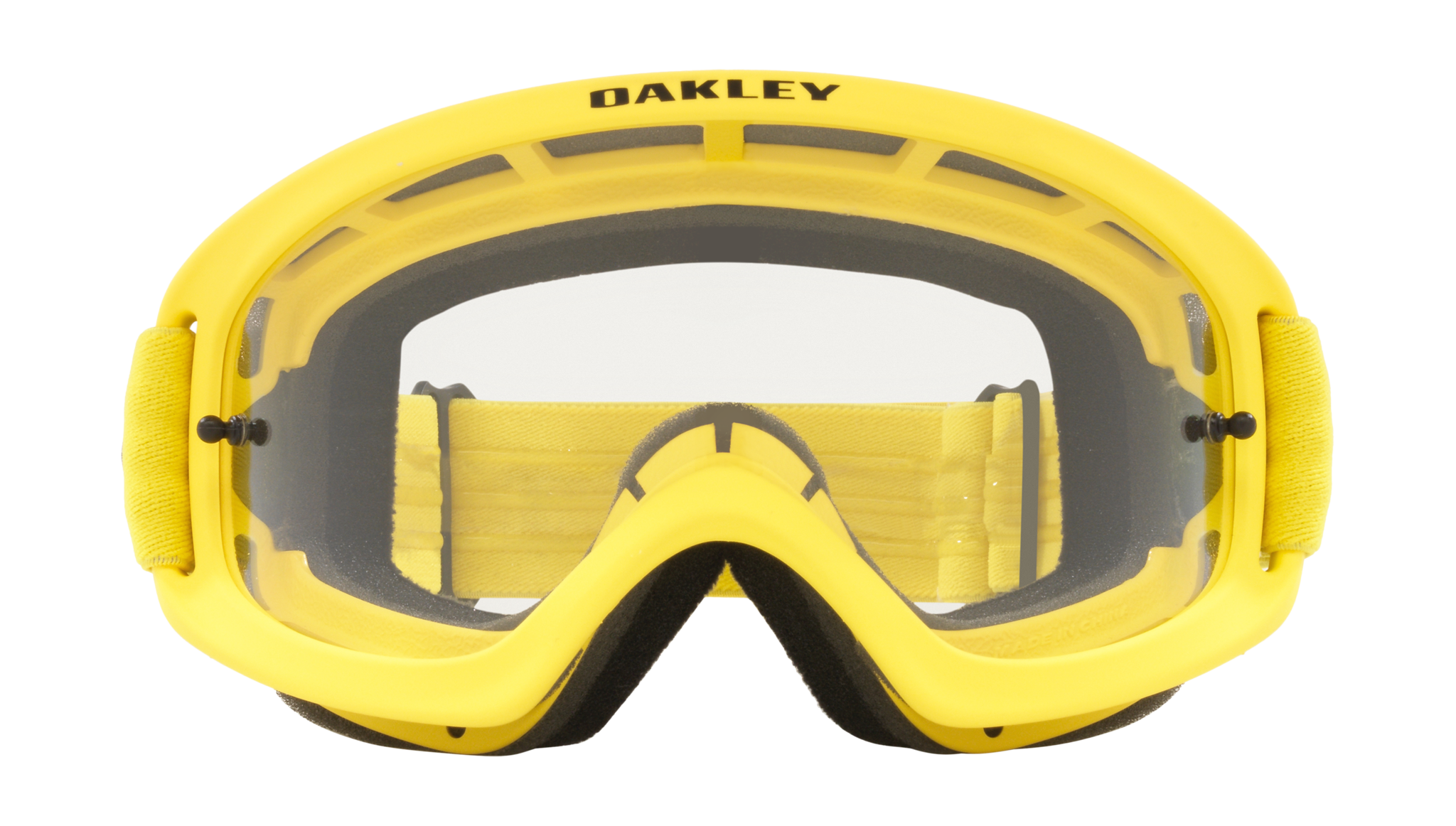 Oakley Youth Motocross Goggle XS O-frame 2.0 Moto Yellow - Clear