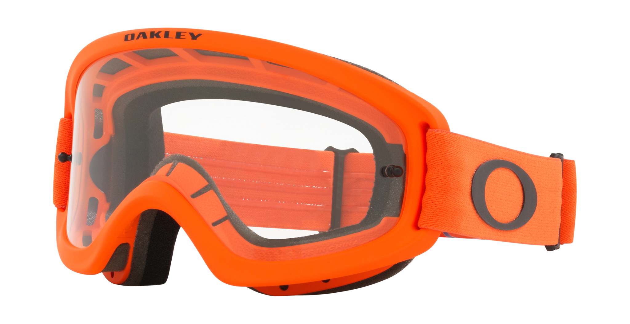 Oakley Youth Motocross Goggle XS O-frame 2.0 Orange - Clear