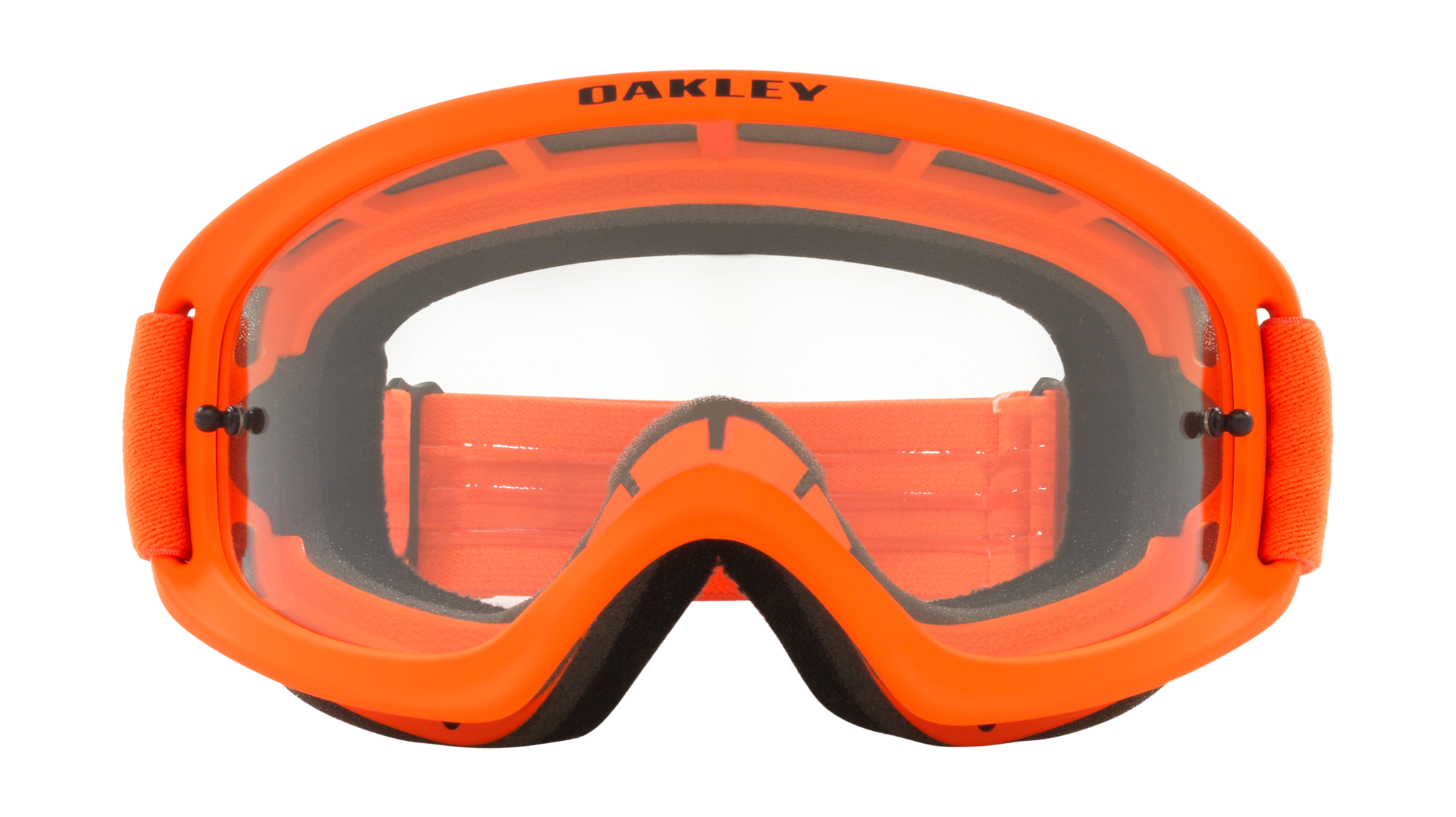 Oakley Youth Motocross Goggle XS O-frame 2.0 Orange - Clear