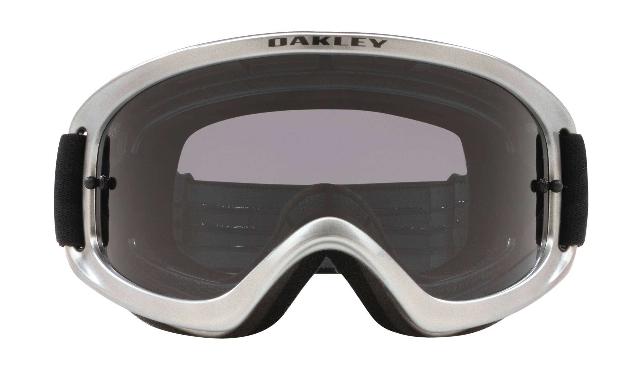 Oakley Youth Motocross Goggle XS O-frame 2.0 Silver Chrome - Dark Grey