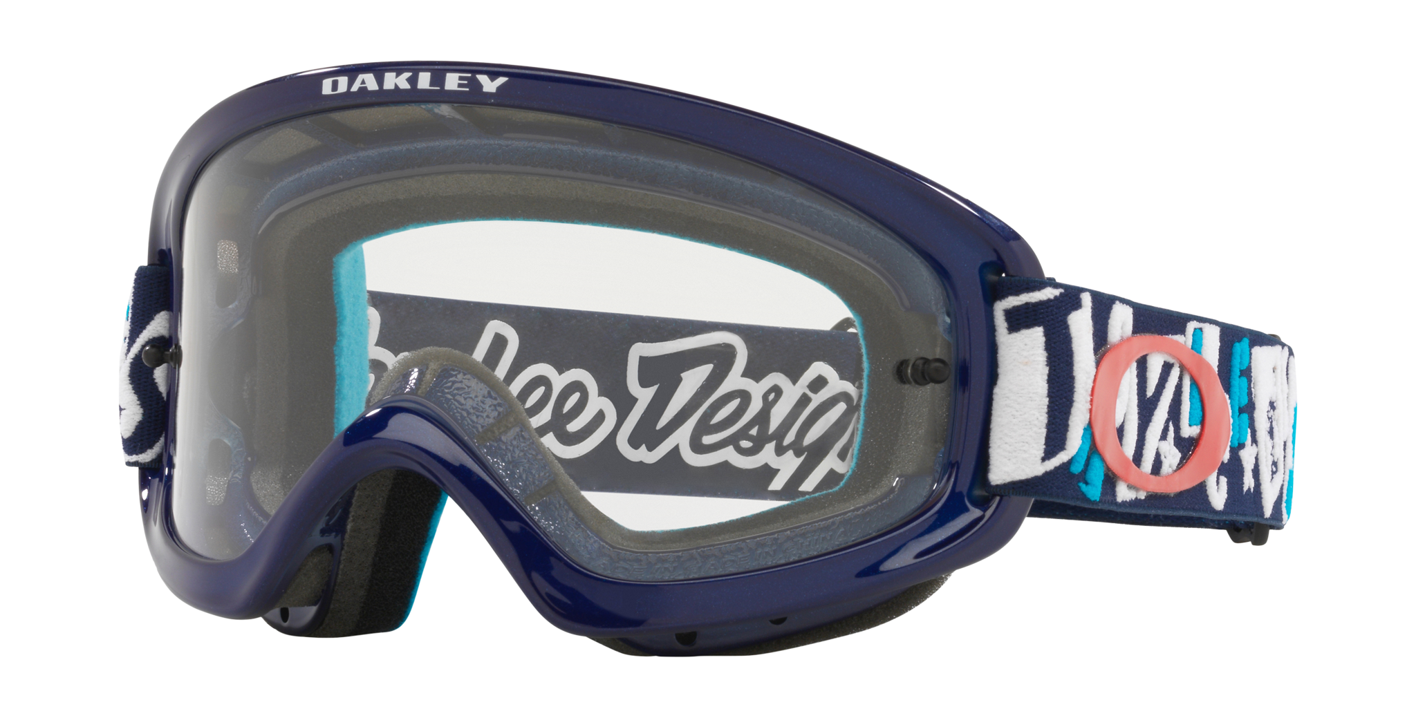 Oakley Youth Motocross Goggle XS O-frame 2.0 TLD Anarchy Blue - Clear