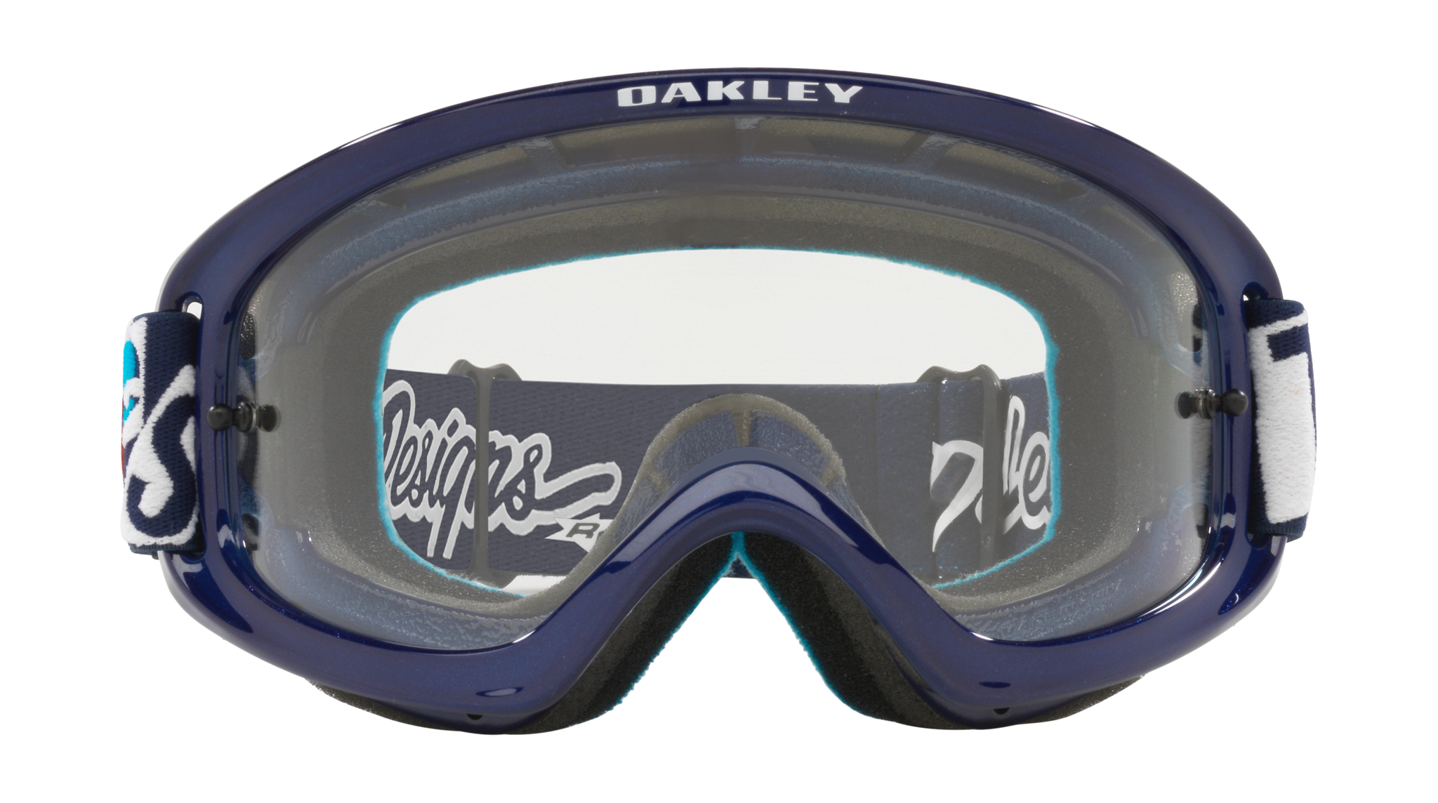 Oakley Youth Motocross Goggle XS O-frame 2.0 TLD Anarchy Blue - Clear