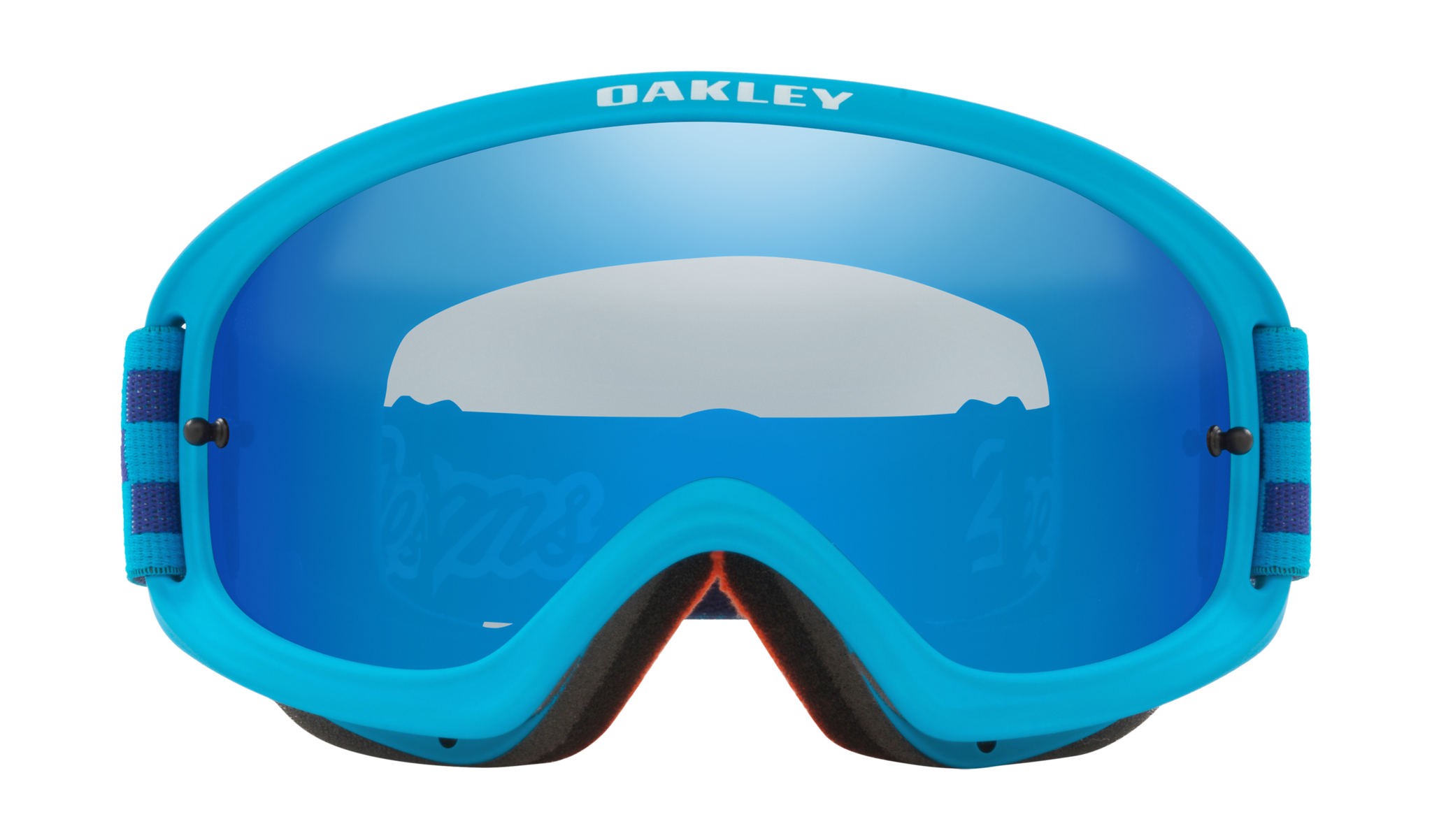 Oakley Youth Motocross Goggle XS O-frame 2.0 TLD Checkerboard Blue - Black Ice Iridium