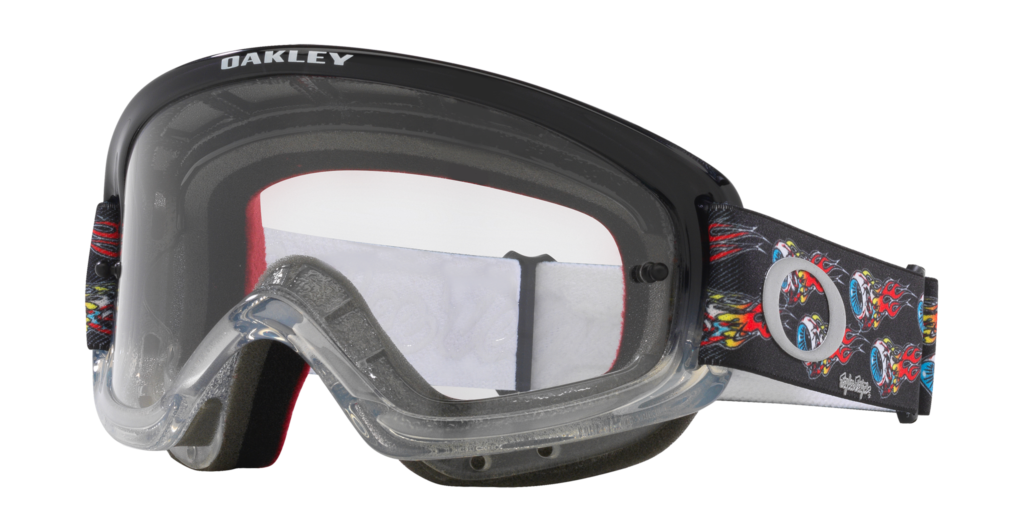 Oakley Youth Motocross Goggle XS O-frame 2.0 TLD Eyeballs Black - Clear