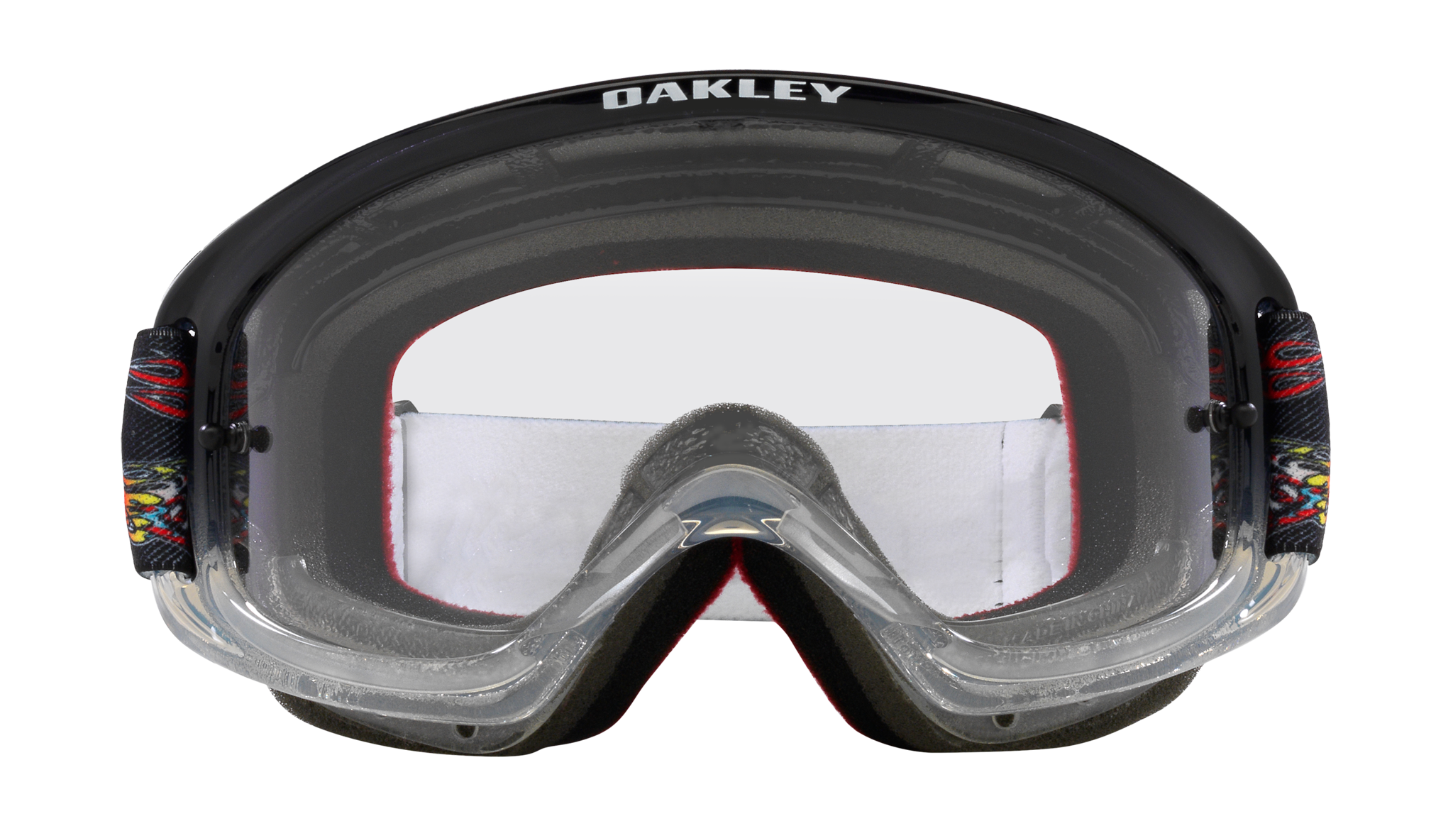 Oakley Youth Motocross Goggle XS O-frame 2.0 TLD Eyeballs Black - Clear