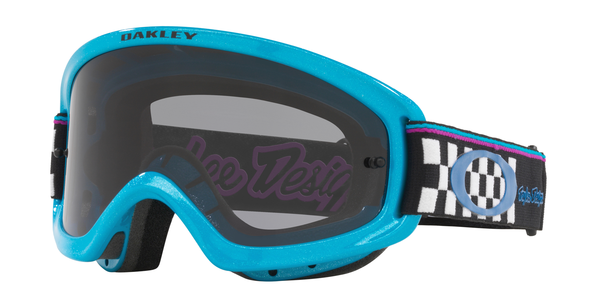 Oakley Youth Motocross Goggle XS O-frame 2.0 TLD Overload Black - Dark Grey