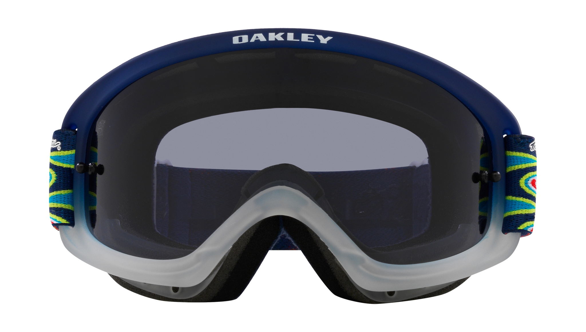 Oakley Youth Motocross Goggle XS O-frame 2.0 TLD Speed Bubbles Navy - Dark Grey