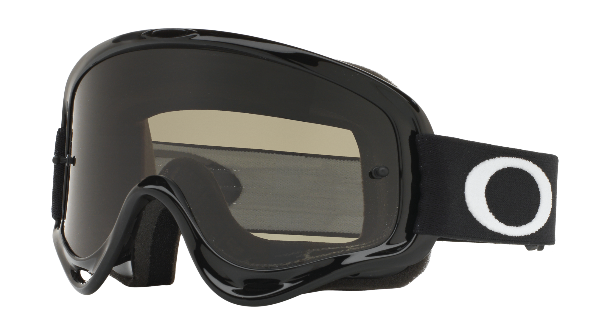 Oakley Youth Motocross Goggle XS O-frame Jet Black - Dark Grey