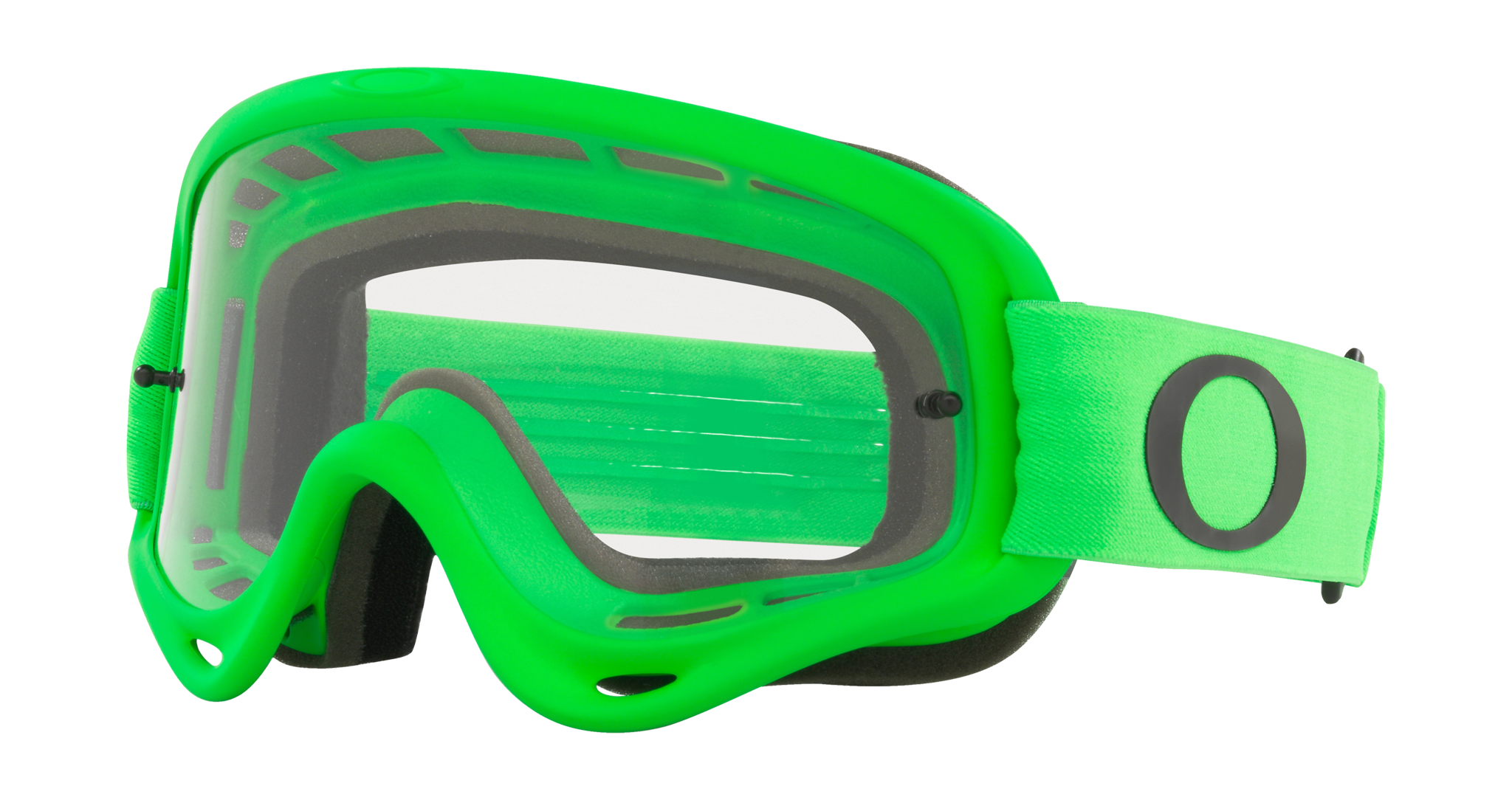 Oakley Youth Motocross Goggle XS O-frame Moto Green - Clear