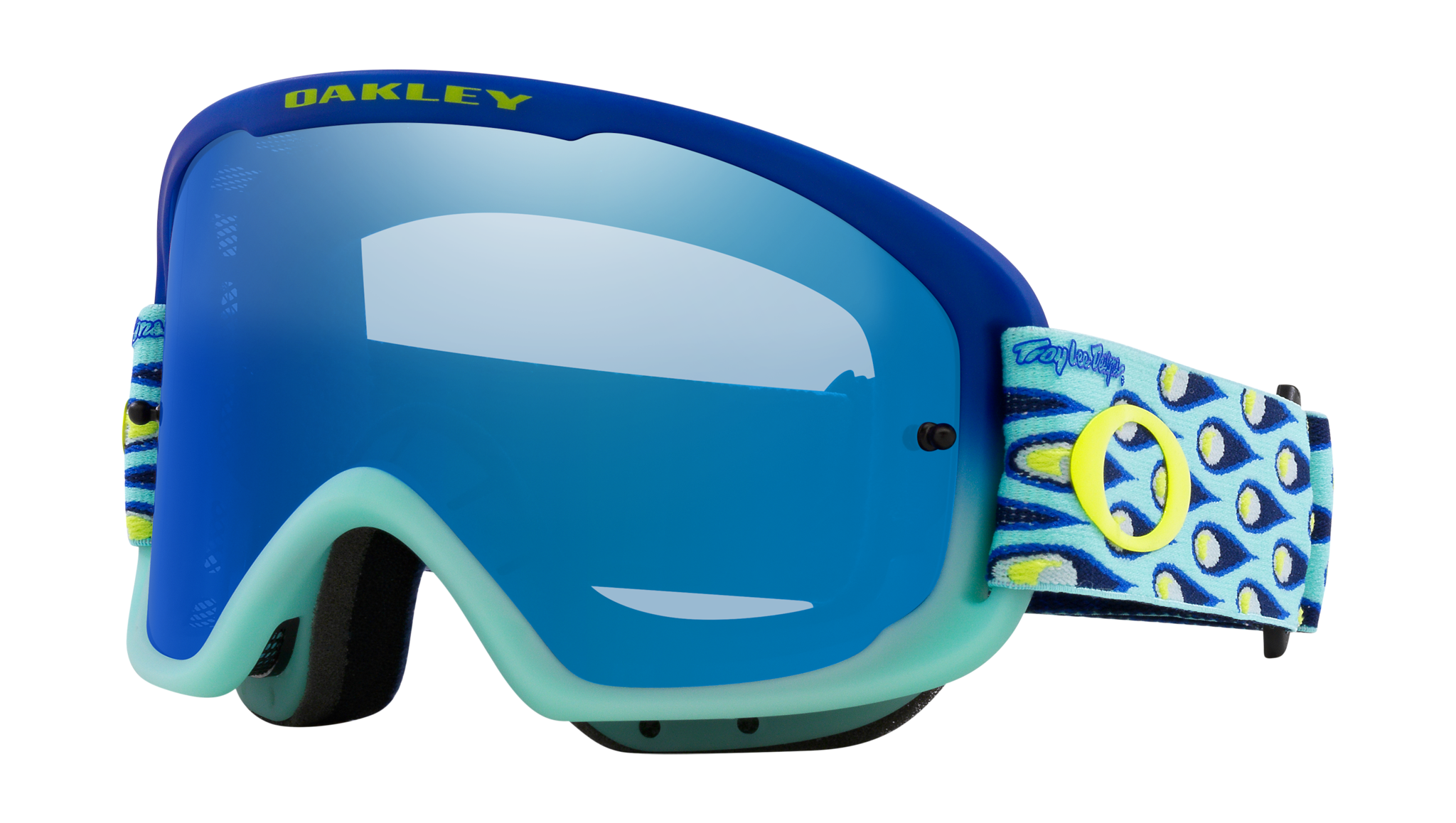 Oakley MTB Goggle O-frame 2.0 TLD Bubbles Blue - Black Ice Iridium