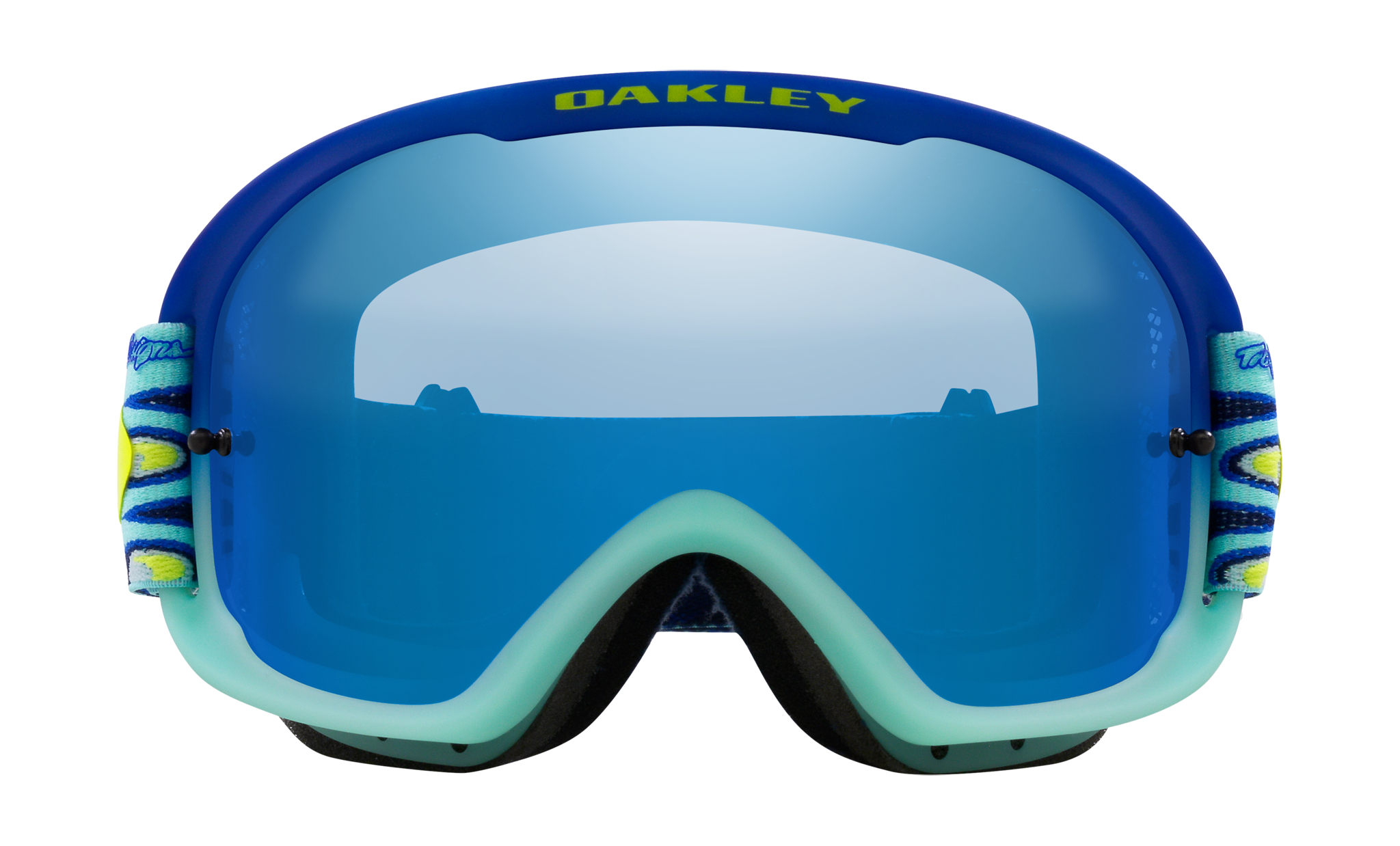Oakley MTB Goggle O-frame 2.0 TLD Bubbles Blue - Black Ice Iridium