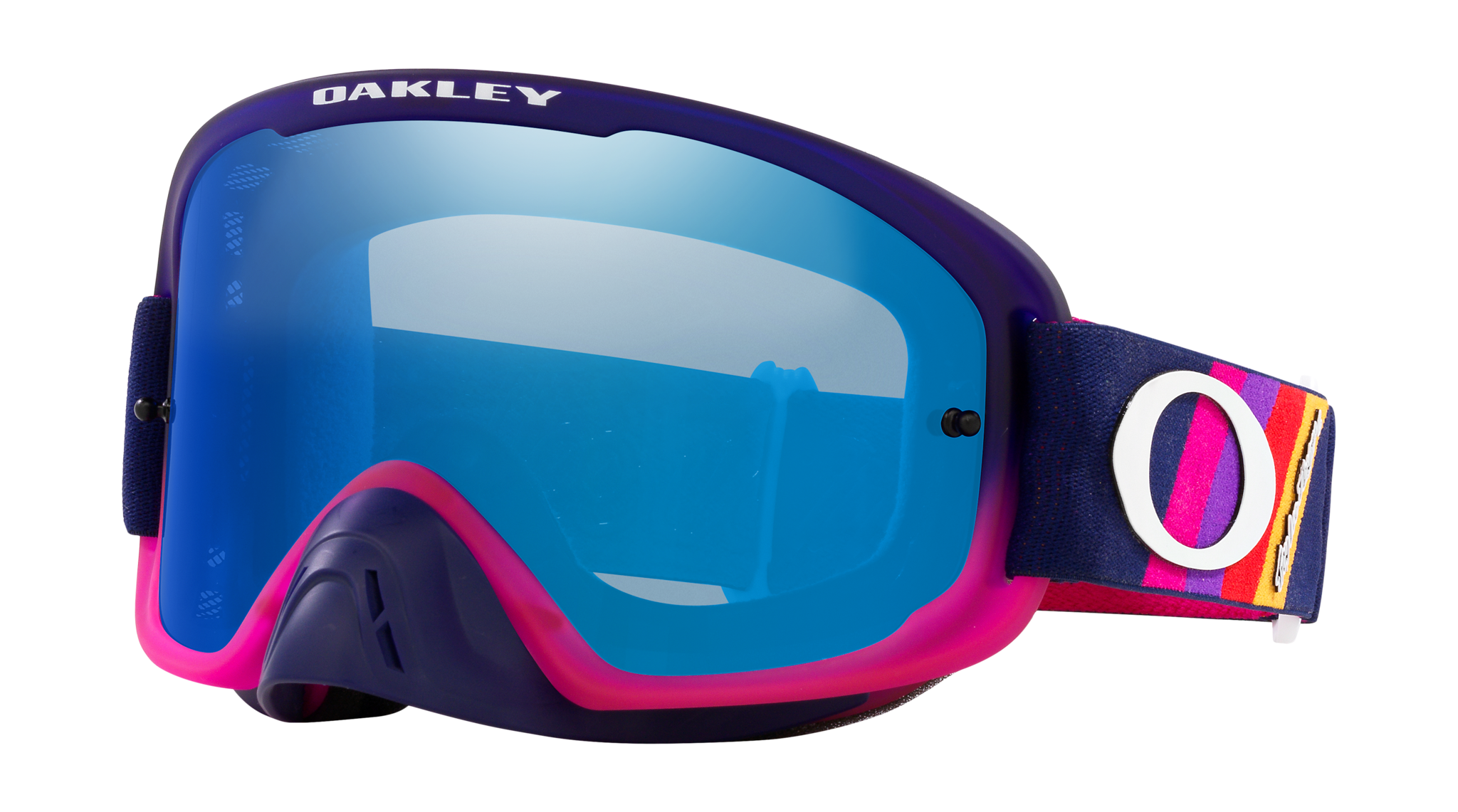 Oakley MTB Goggle O-frame 2.0 TLD Navy Stripes - Black Ice Iridium